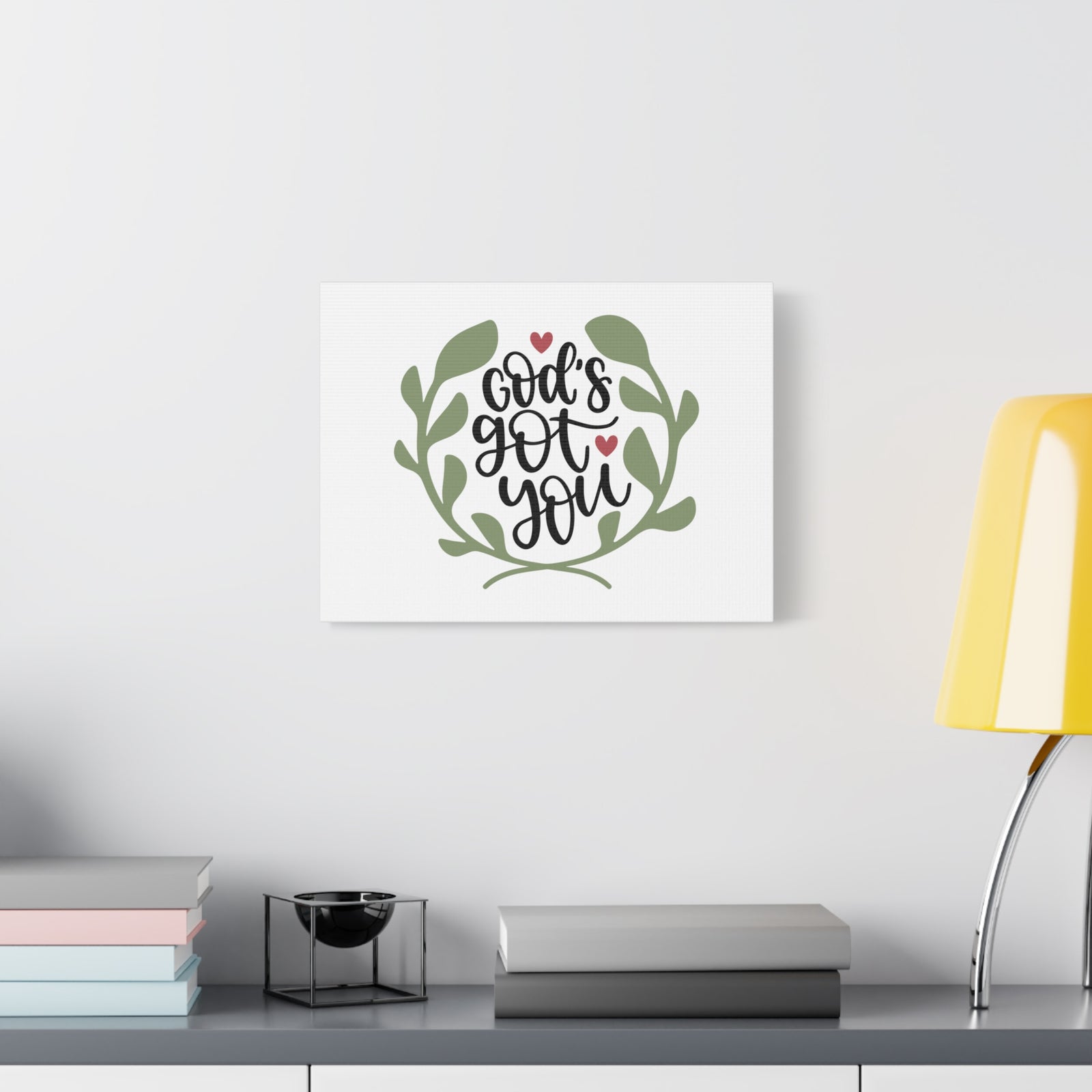 Scripture Canvas God's Got You Psalm 55:22 Christian Wall Art Bible Verse Print Ready to Hang-Express Your Love Gifts