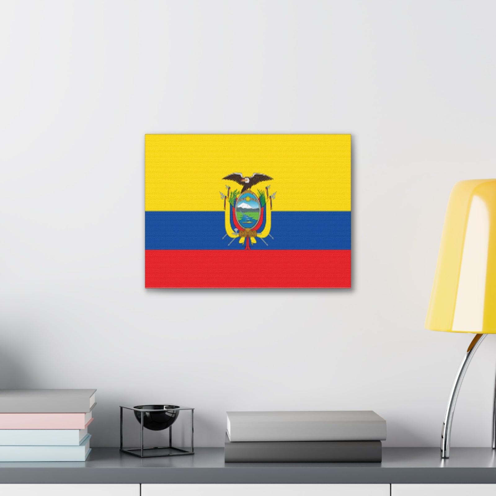 Ecuador Country Flag Canvas Vibrant Wall Art Unframed Home Decor-Express Your Love Gifts
