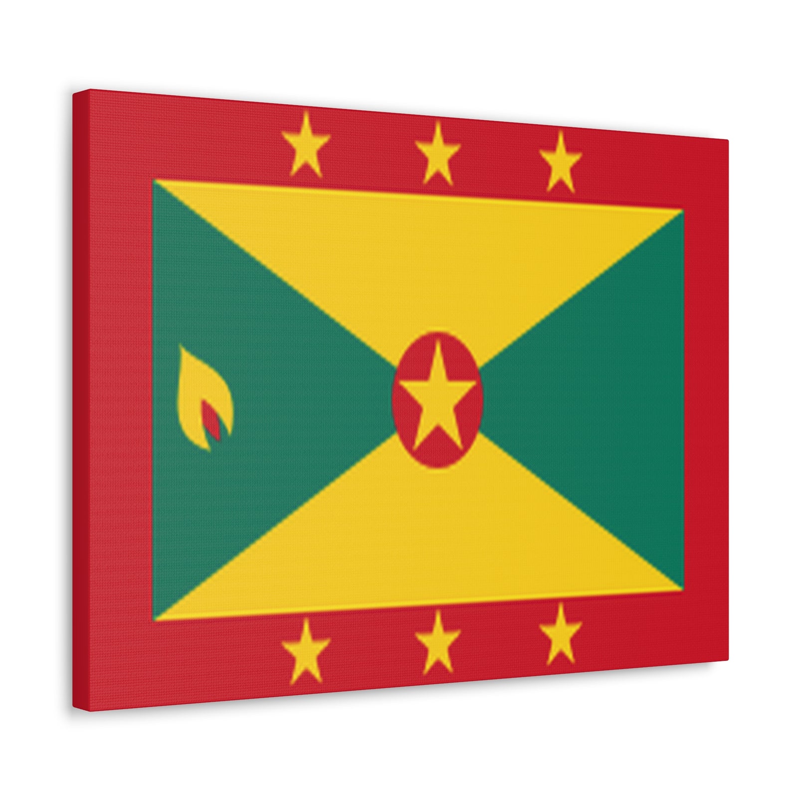 Grenada Country Flag Canvas Vibrant Wall Art Unframed Home Decor-Express Your Love Gifts