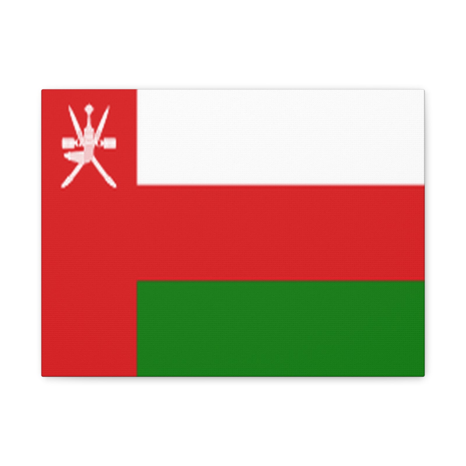 Oman Country Flag Canvas Vibrant Wall Art Unframed Home Decor-Express Your Love Gifts
