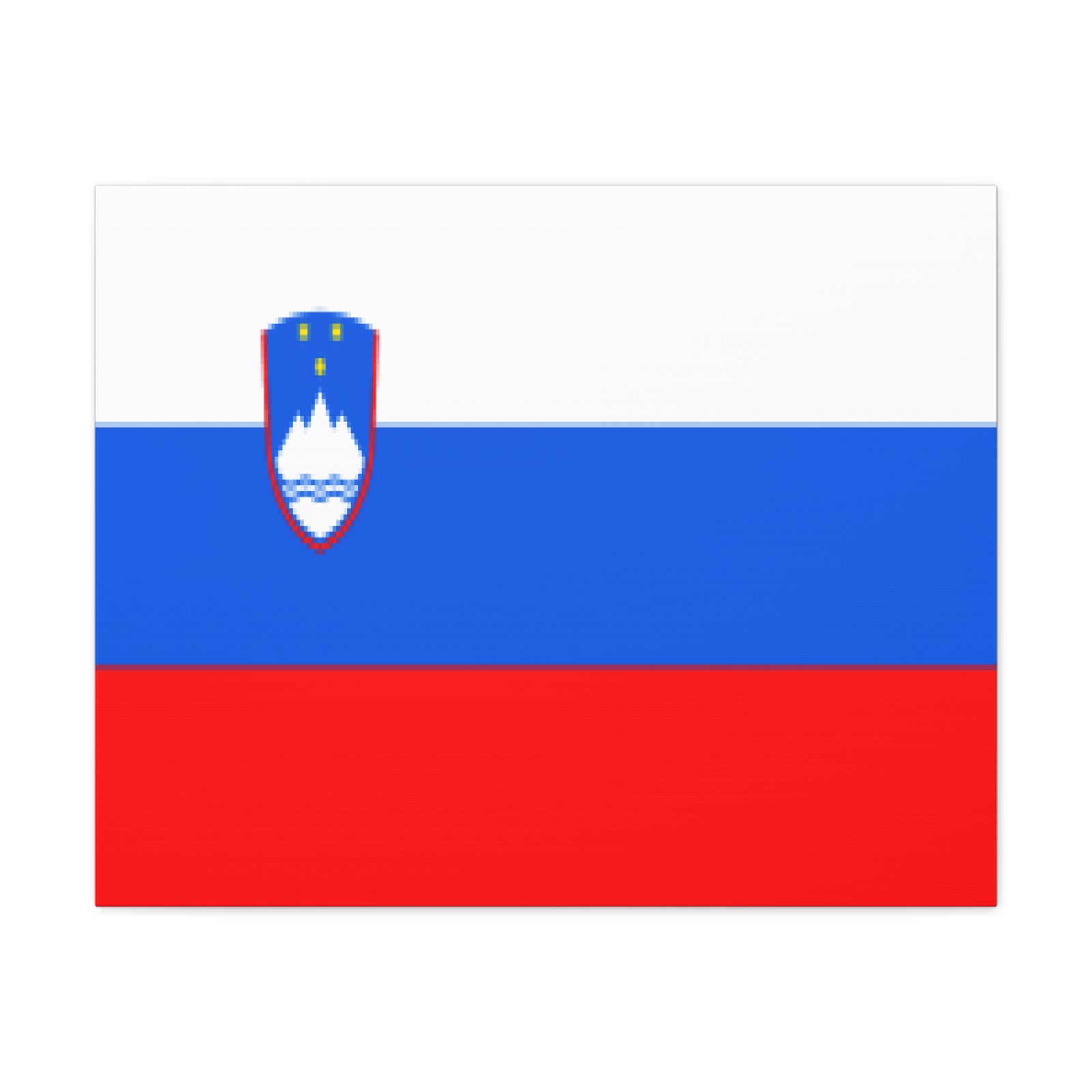 Slovenia Country Flag Canvas Vibrant Wall Art Unframed Home Decor-Express Your Love Gifts