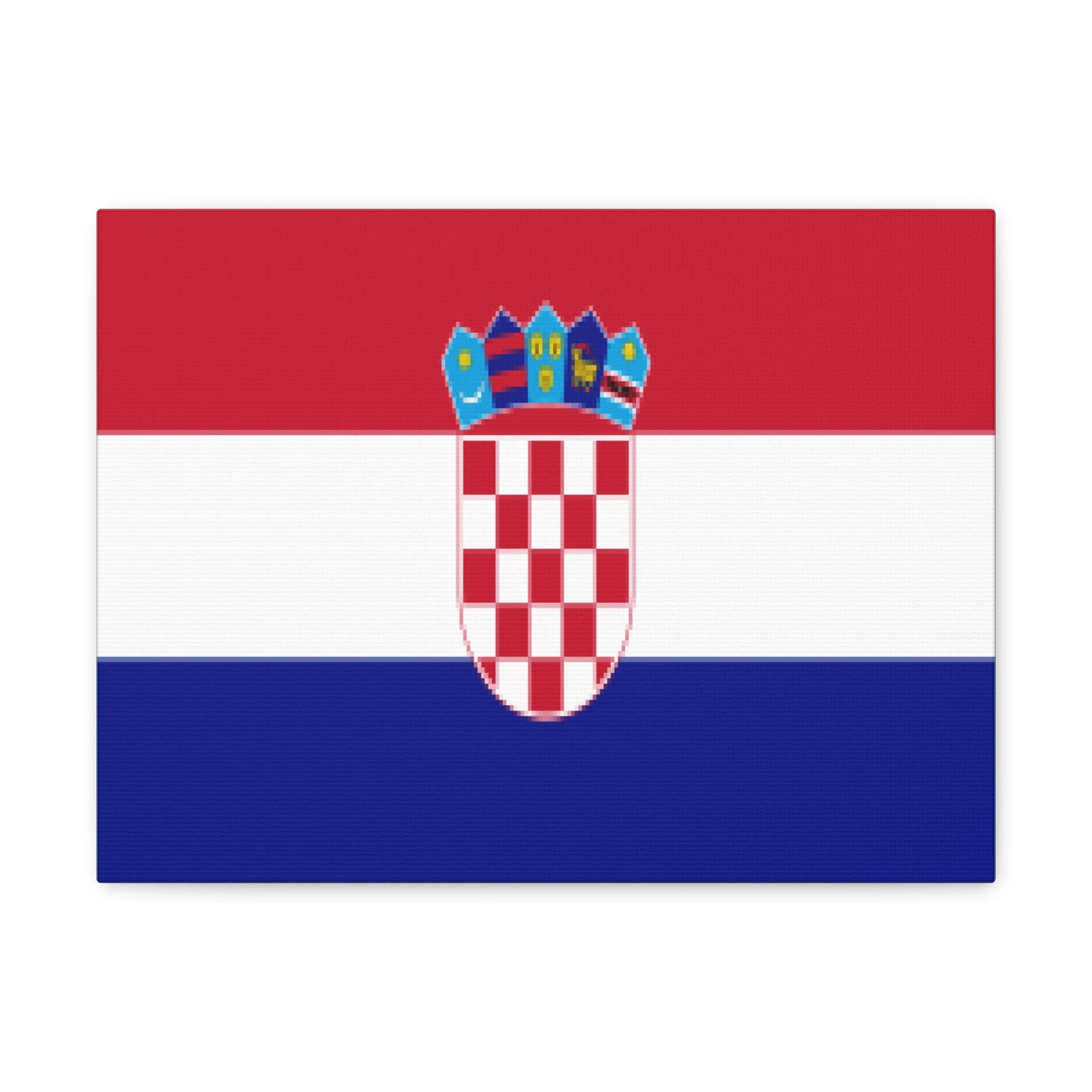 Croatia Country Flag Canvas Vibrant Wall Art Unframed Home Decor-Express Your Love Gifts