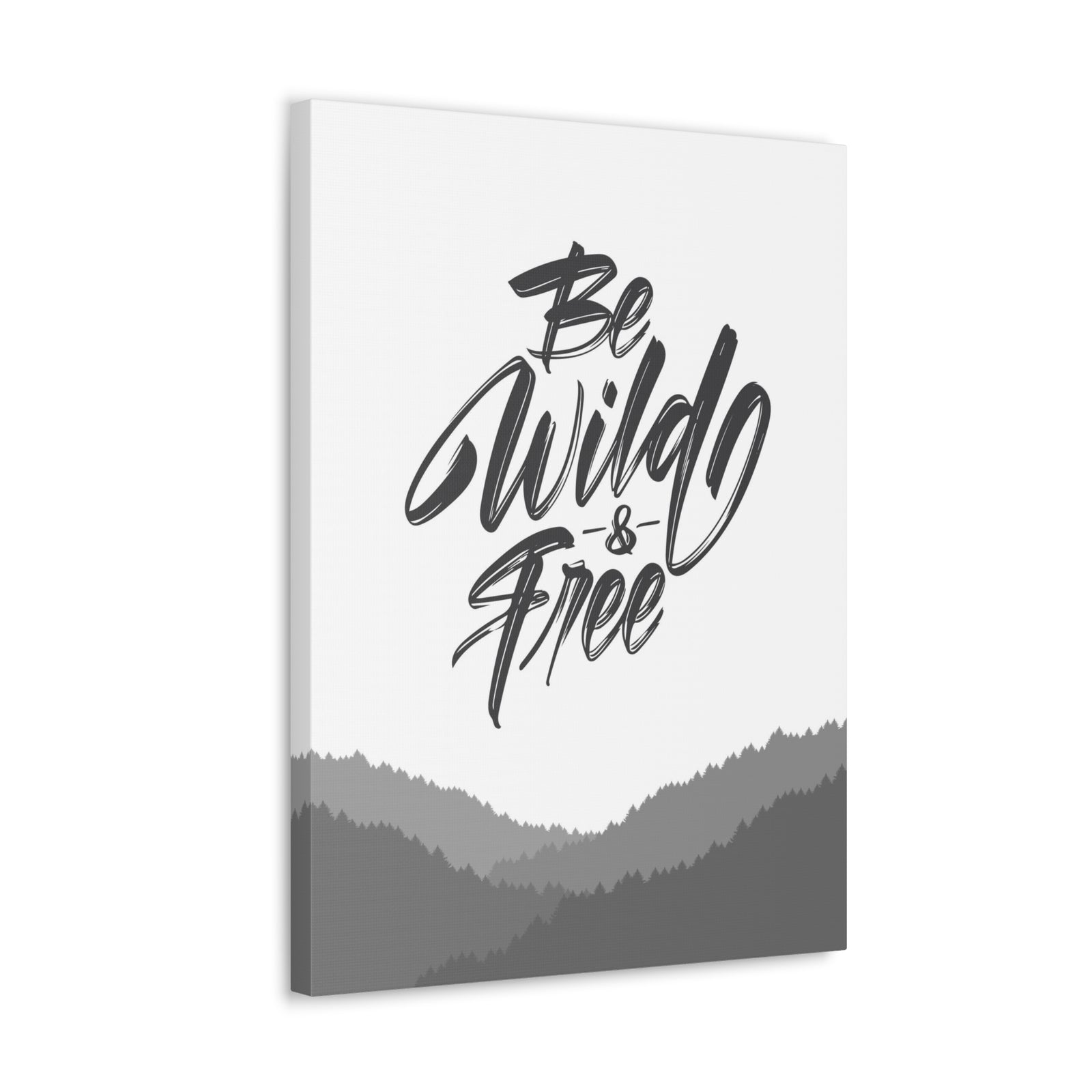 INSPIRATIONAL WALL ART BE WILD AND FREE MOTIVATIONAL PRINT READY TO HANG ARTWORK UNFRAMED-Express Your Love Gifts