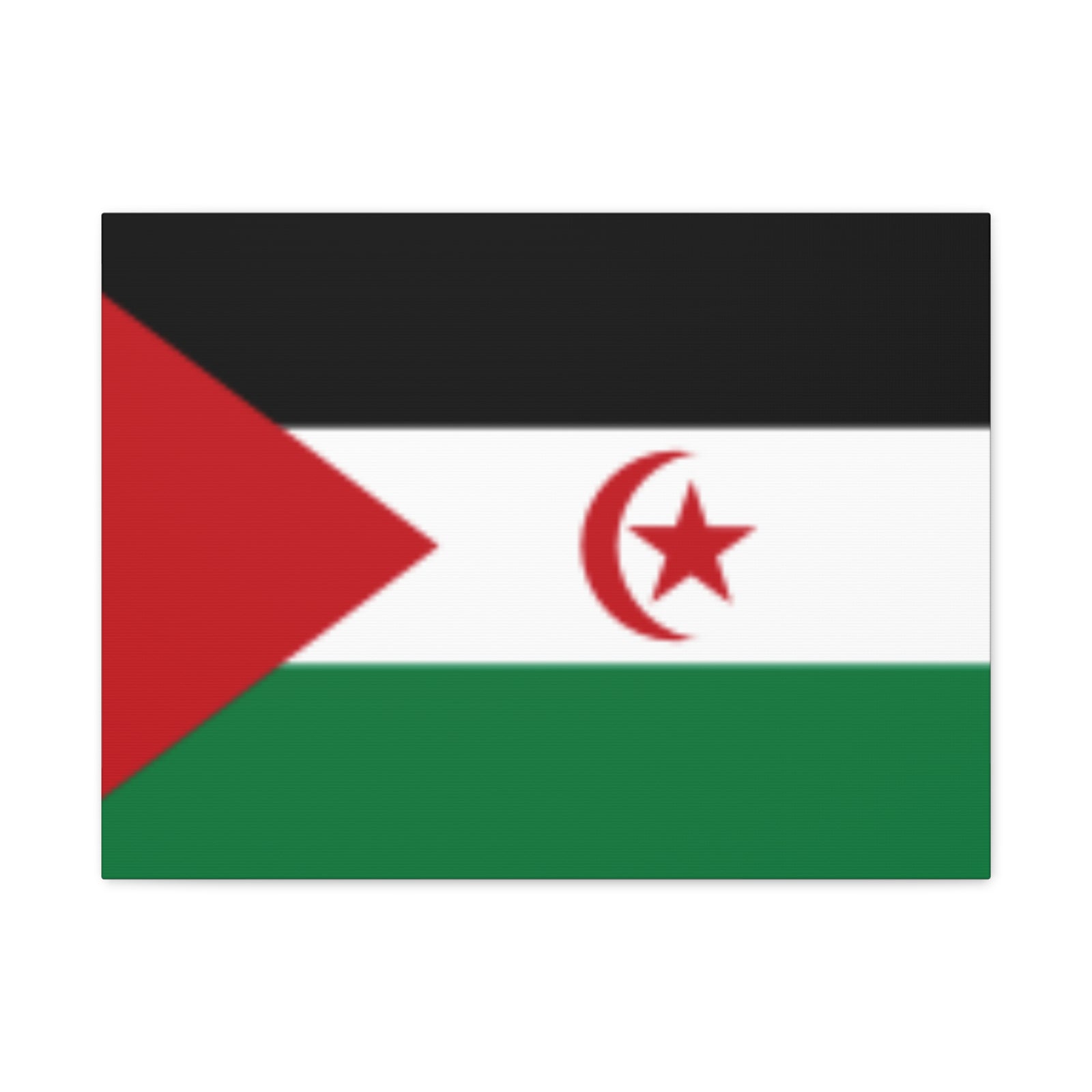 Western Sahara Country Flag Canvas Vibrant Wall Art Unframed Home Decor-Express Your Love Gifts