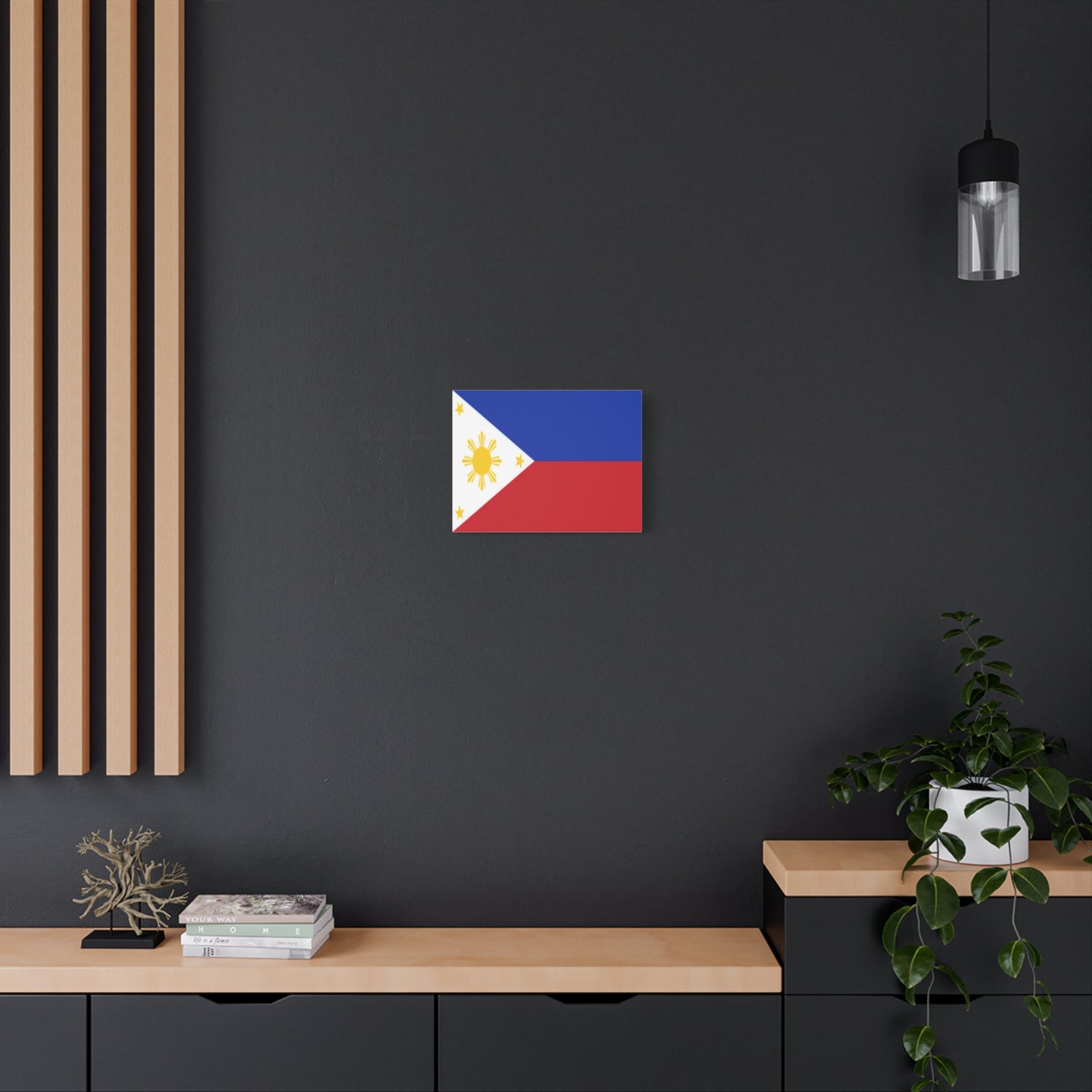 Philippines Country Flag Canvas Vibrant Wall Art Unframed Home Decor-Express Your Love Gifts