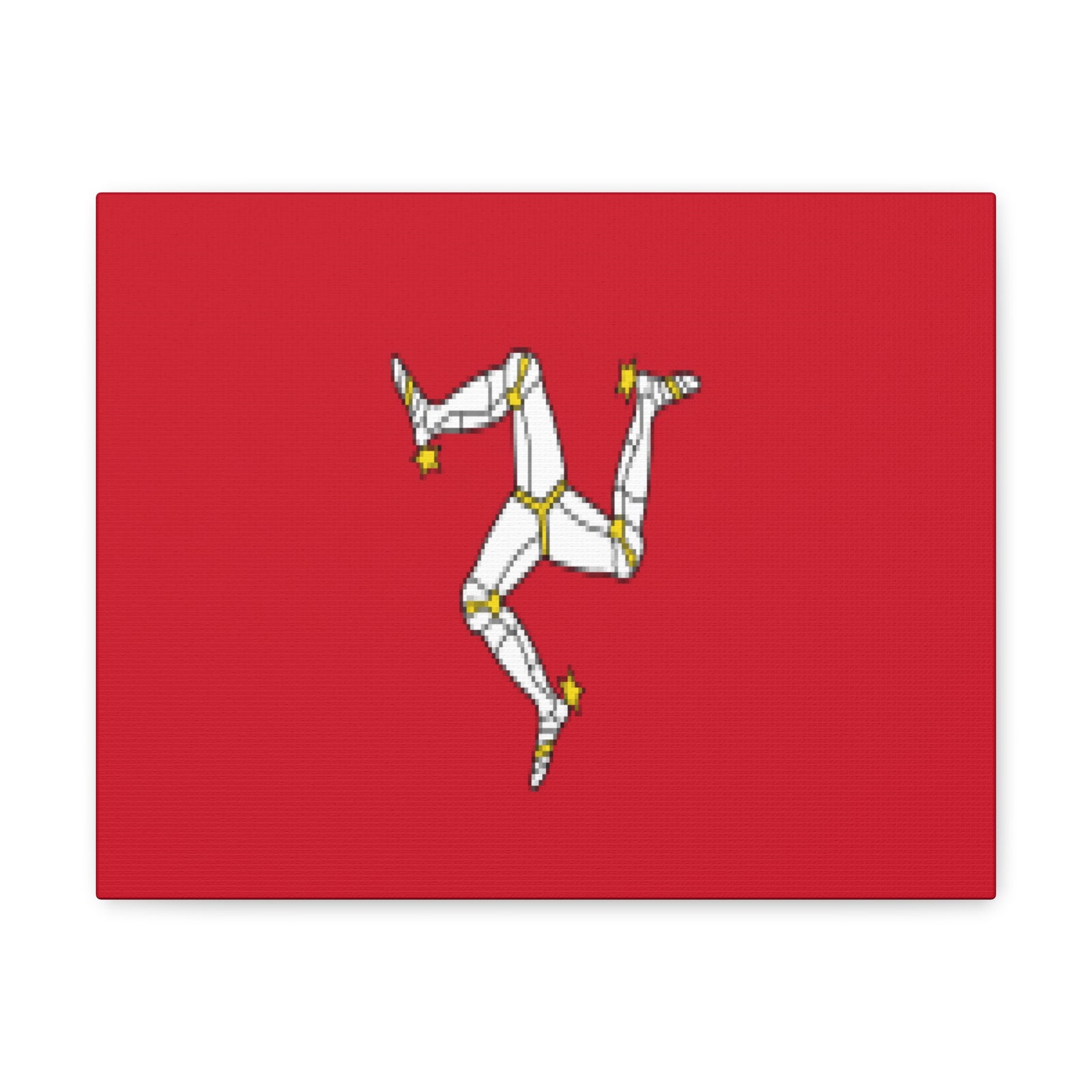 Isle of Man Country Flag Canvas Vibrant Wall Art Unframed Home Decor-Express Your Love Gifts
