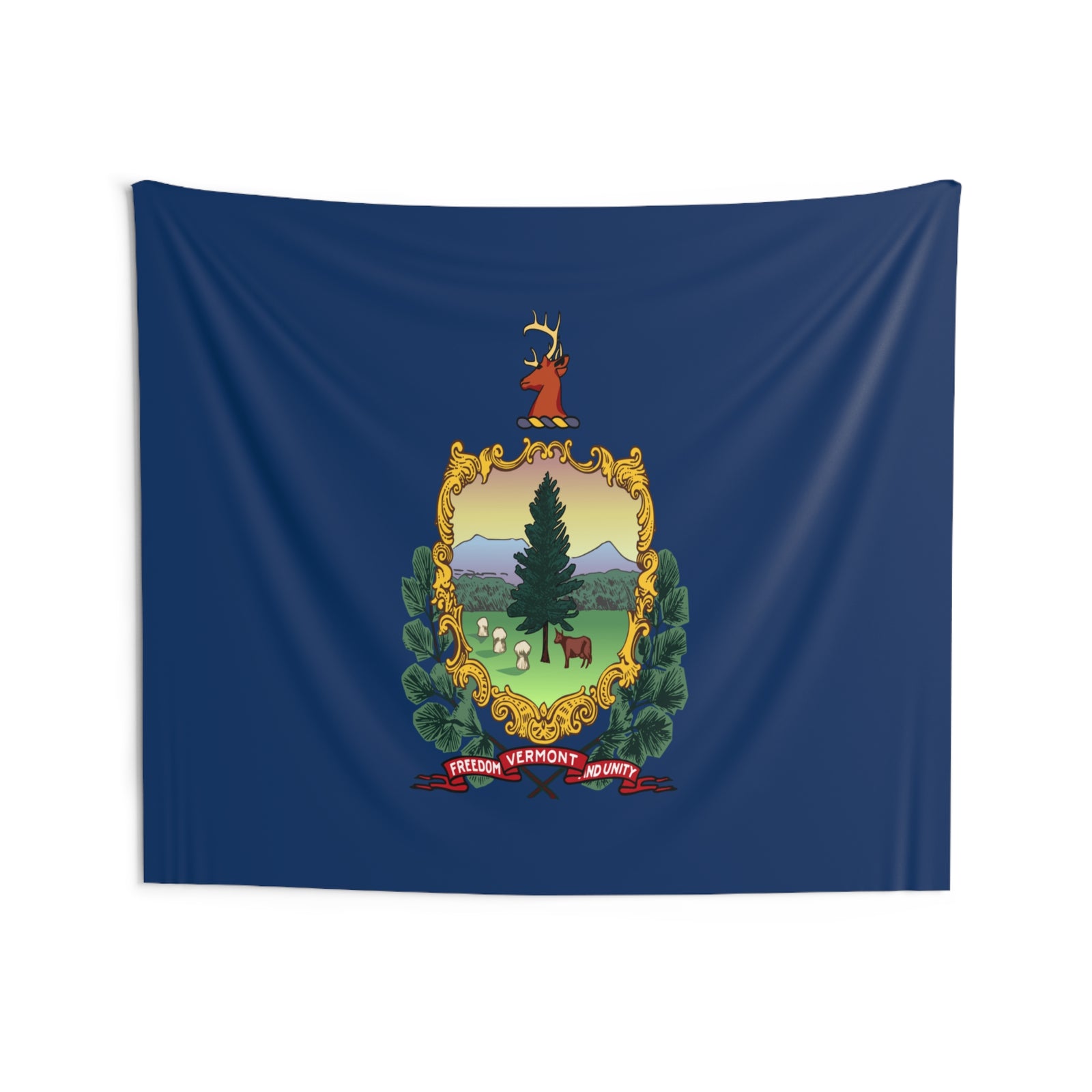 Vermont State Flag Wall Hanging Tapestry-Express Your Love Gifts