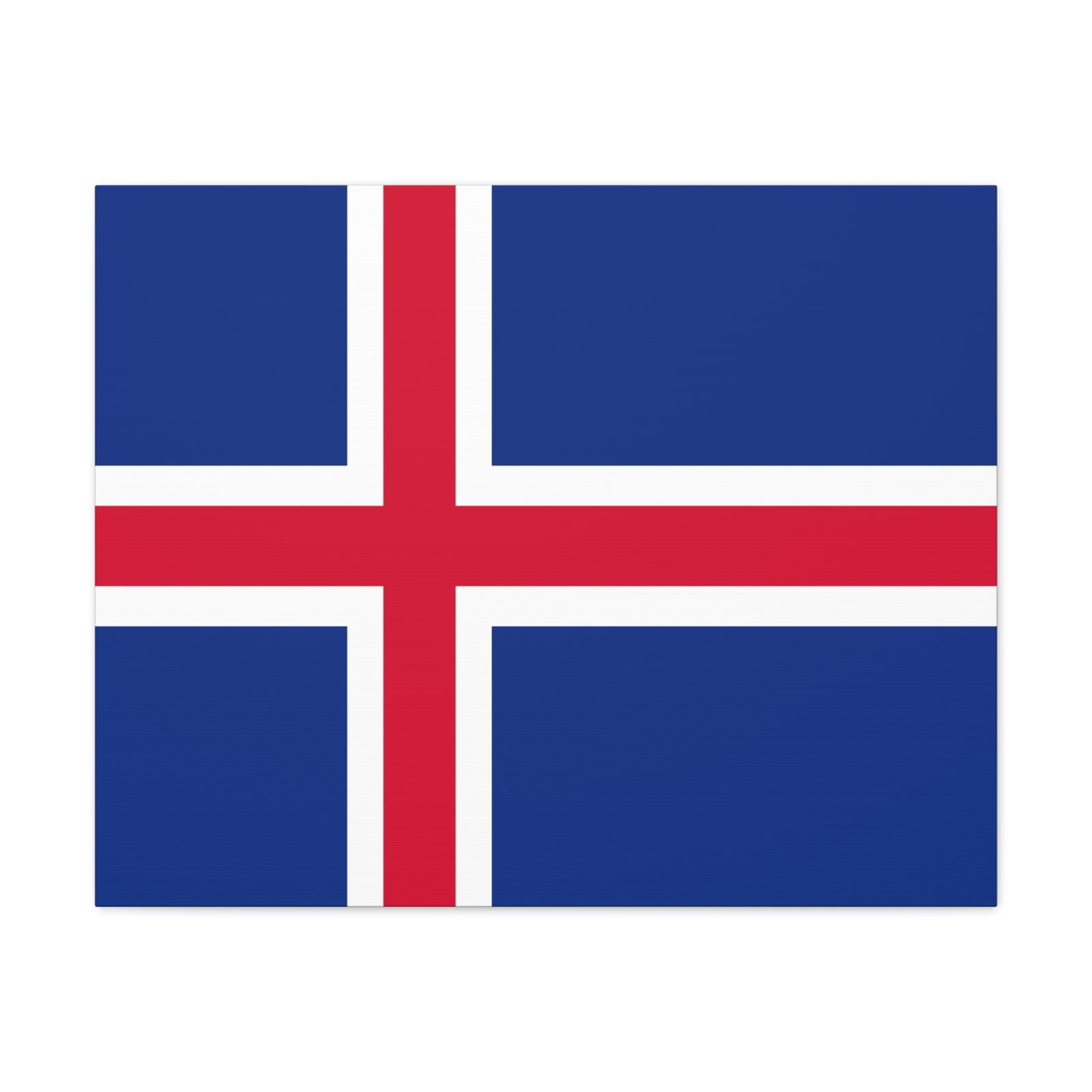 Iceland Country Flag Canvas Vibrant Wall Art Unframed Home Decor-Express Your Love Gifts