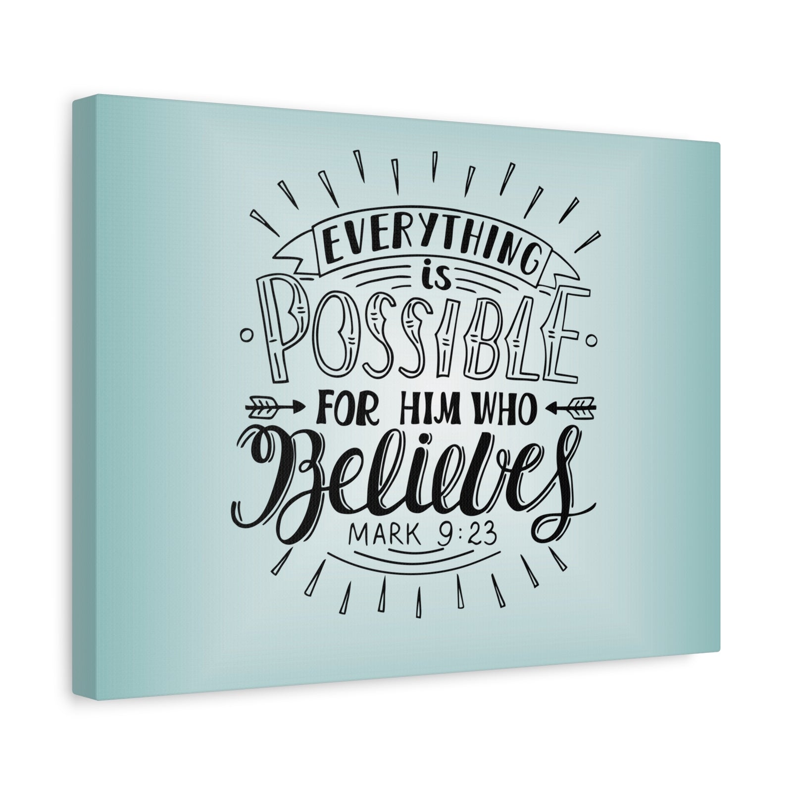 Scripture Canvas Trust in the Name of the Lord Psalm 20:7 Christian Wall Art Bible Verse Print Ready To Hang-Express Your Love Gifts