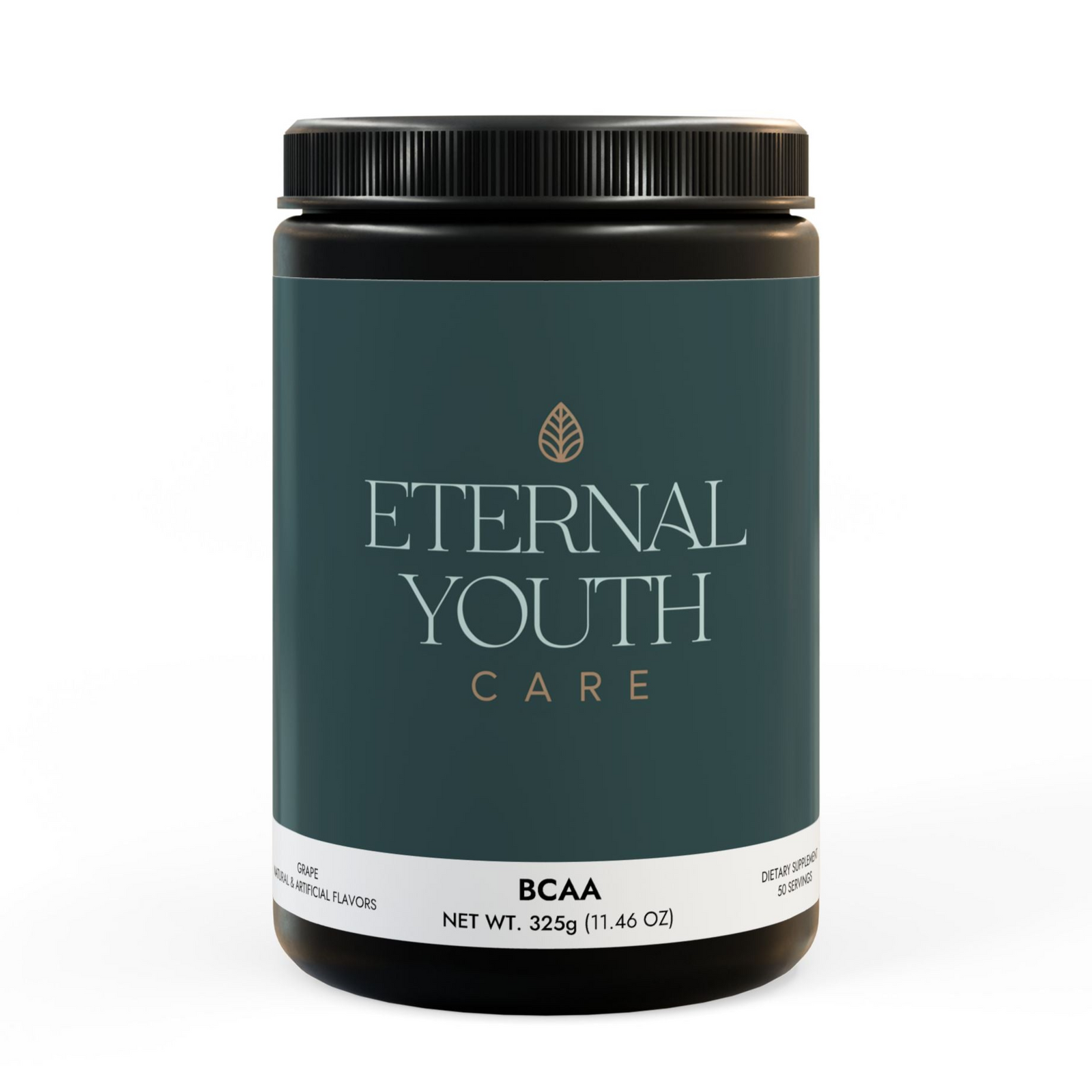 Eternal Youth Care BCAA Supplement – Grape Flavor Performance & Recovery Support Non-GMO, Corn-Free (325g 50 Servings)-Express Your Love Gifts