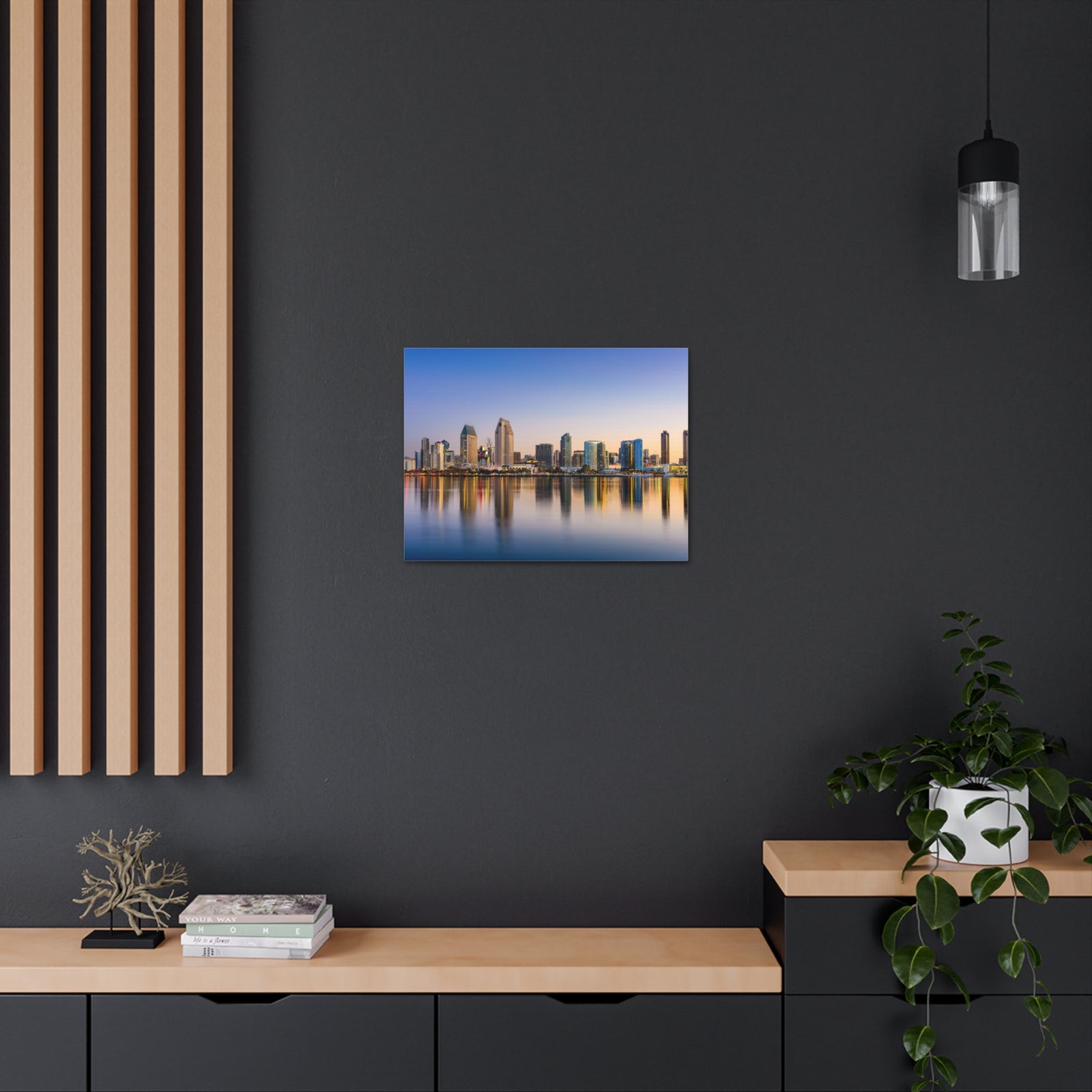 San Diego Daytime Skyline Canvas Artwork High-Quality Breathtaking Stunning Cityscape for Home Decor Ready to Hang-Express Your Love Gifts