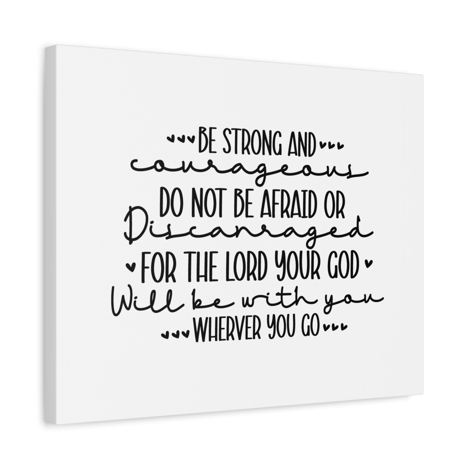 Scripture Canvas The Lord Your God Psalm 119:28 Christian Wall Art Bible Verse Print Ready to Hang-Express Your Love Gifts