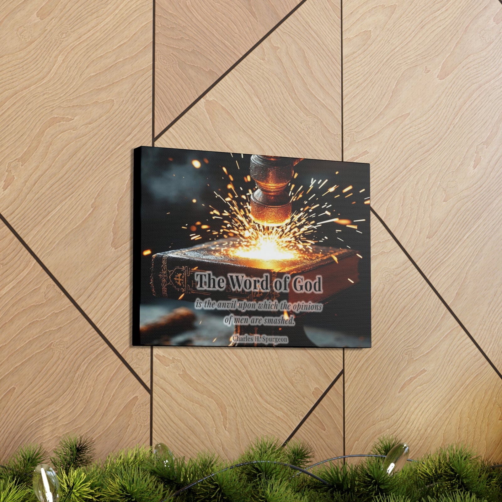 Scripture Walls The Word of God by Charles H. Spurgeon Bible Verse Canvas Christian Wall Art Ready to Hang Unframed-Express Your Love Gifts