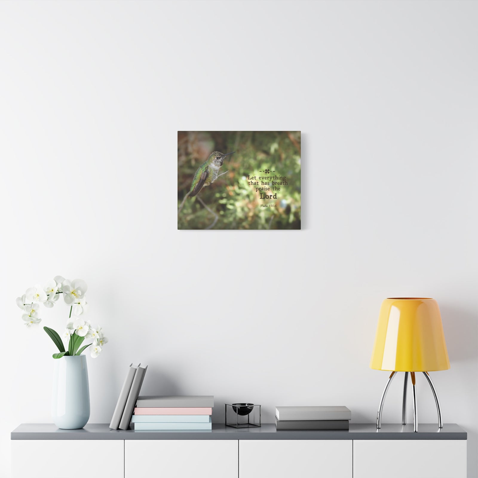 Scripture Walls Praise The Lord Psalm 150:6 Bible Verse Canvas Christian Wall Art Bible Verse Print Ready To Hang-Express Your Love Gifts