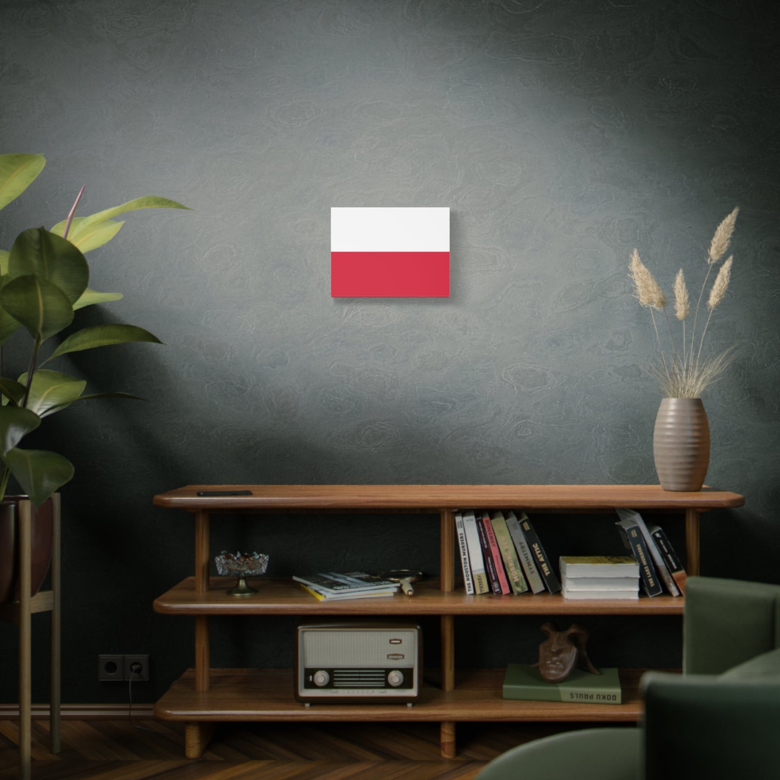 Poland Country Flag Canvas Vibrant Wall Art Unframed Home Decor-Express Your Love Gifts