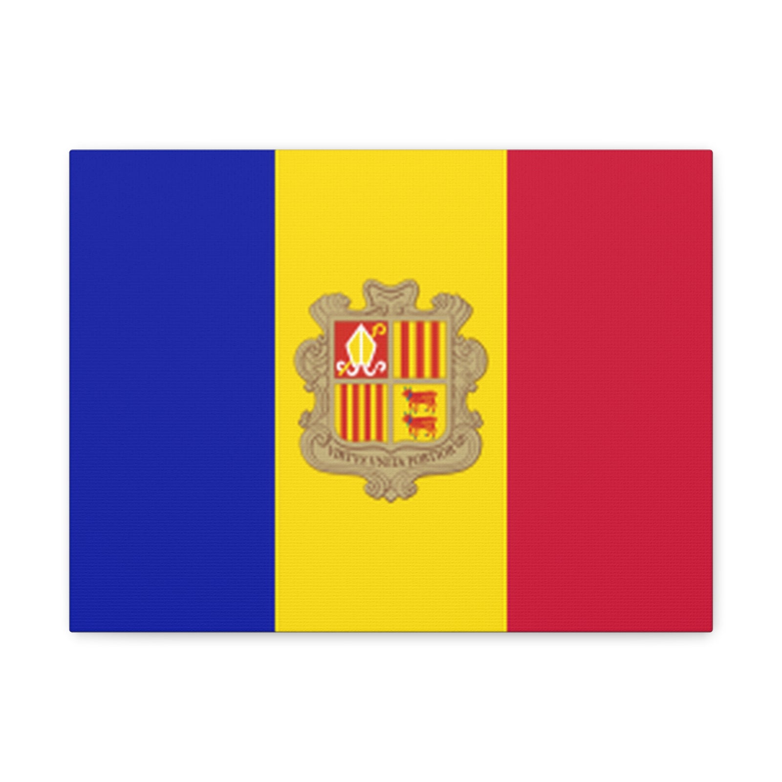 Andorra Country Flag Canvas Vibrant Wall Art Unframed Home Decor-Express Your Love Gifts