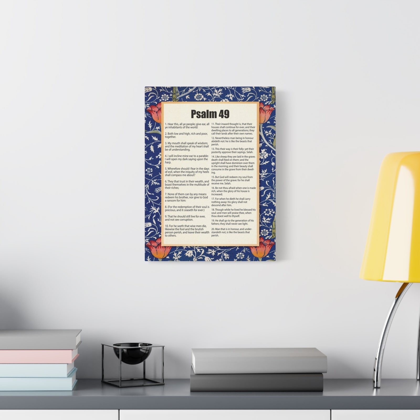 Scripture Walls Riches Will Not Last Psalm 49:17 Christian Wall Art Bible Verse Print Ready to Hang-Express Your Love Gifts