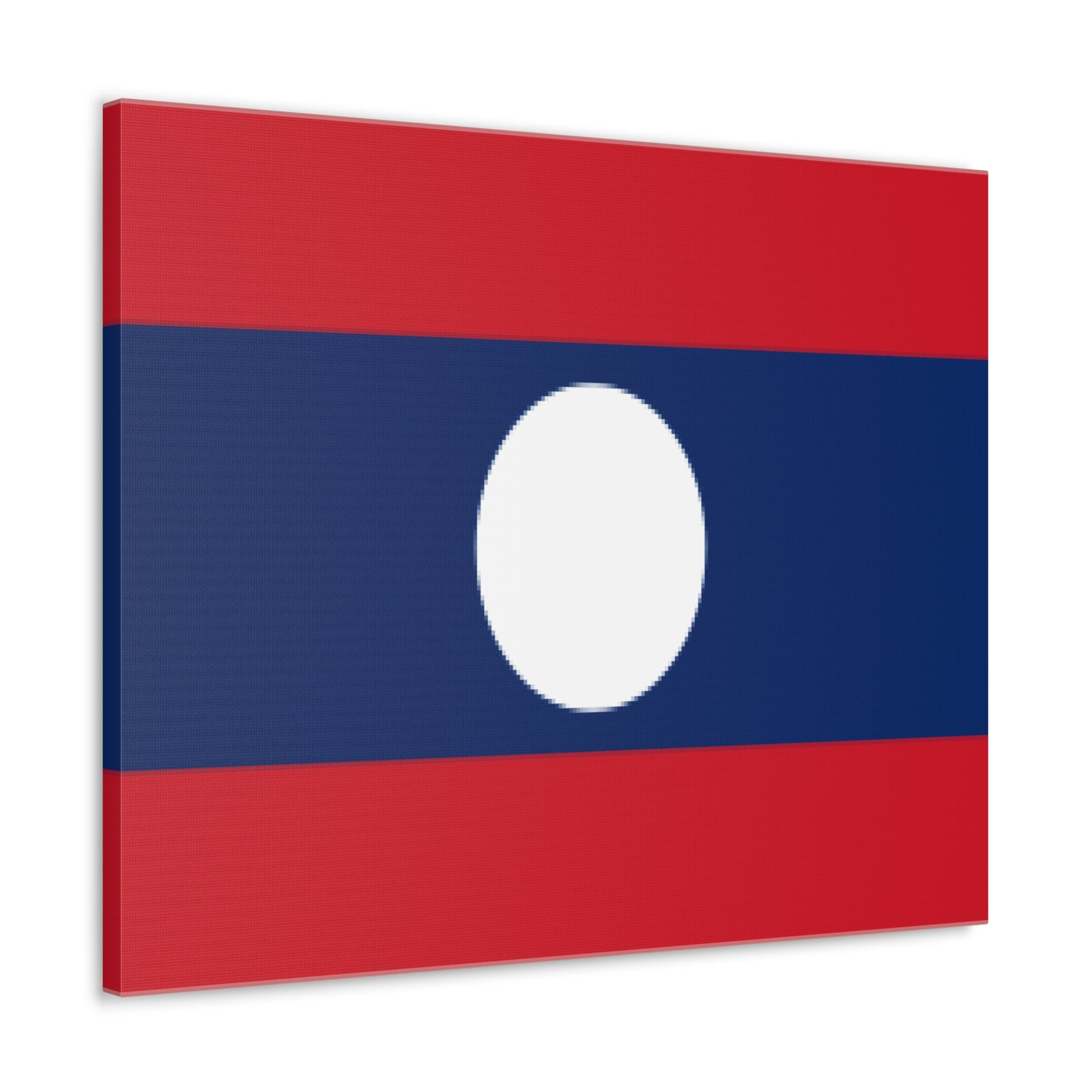 Laos Country Flag Canvas Vibrant Wall Art Unframed Home Decor-Express Your Love Gifts