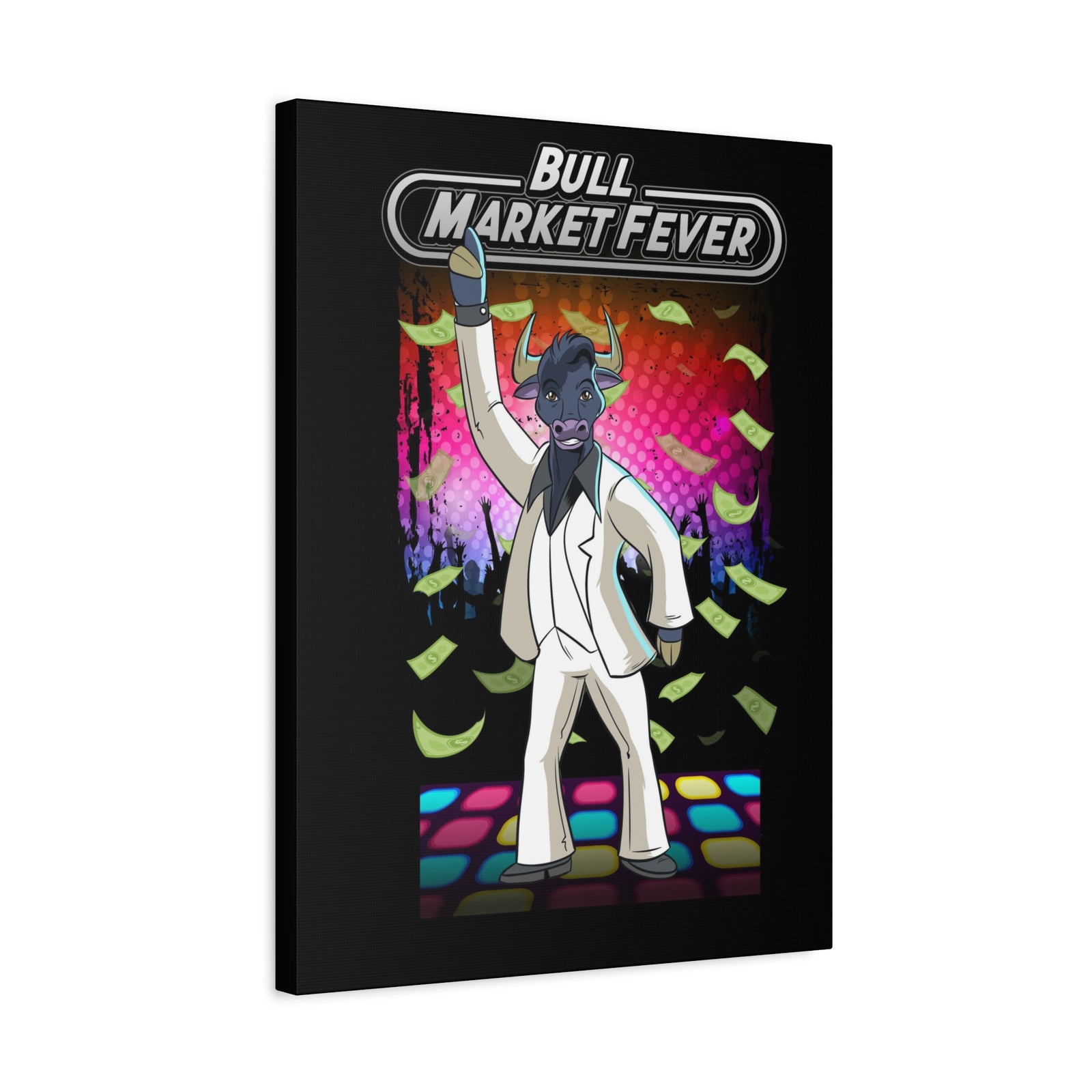 Stock Market Wall Art Bull Market Fever Gift for Trader Wall Street Print-Express Your Love Gifts