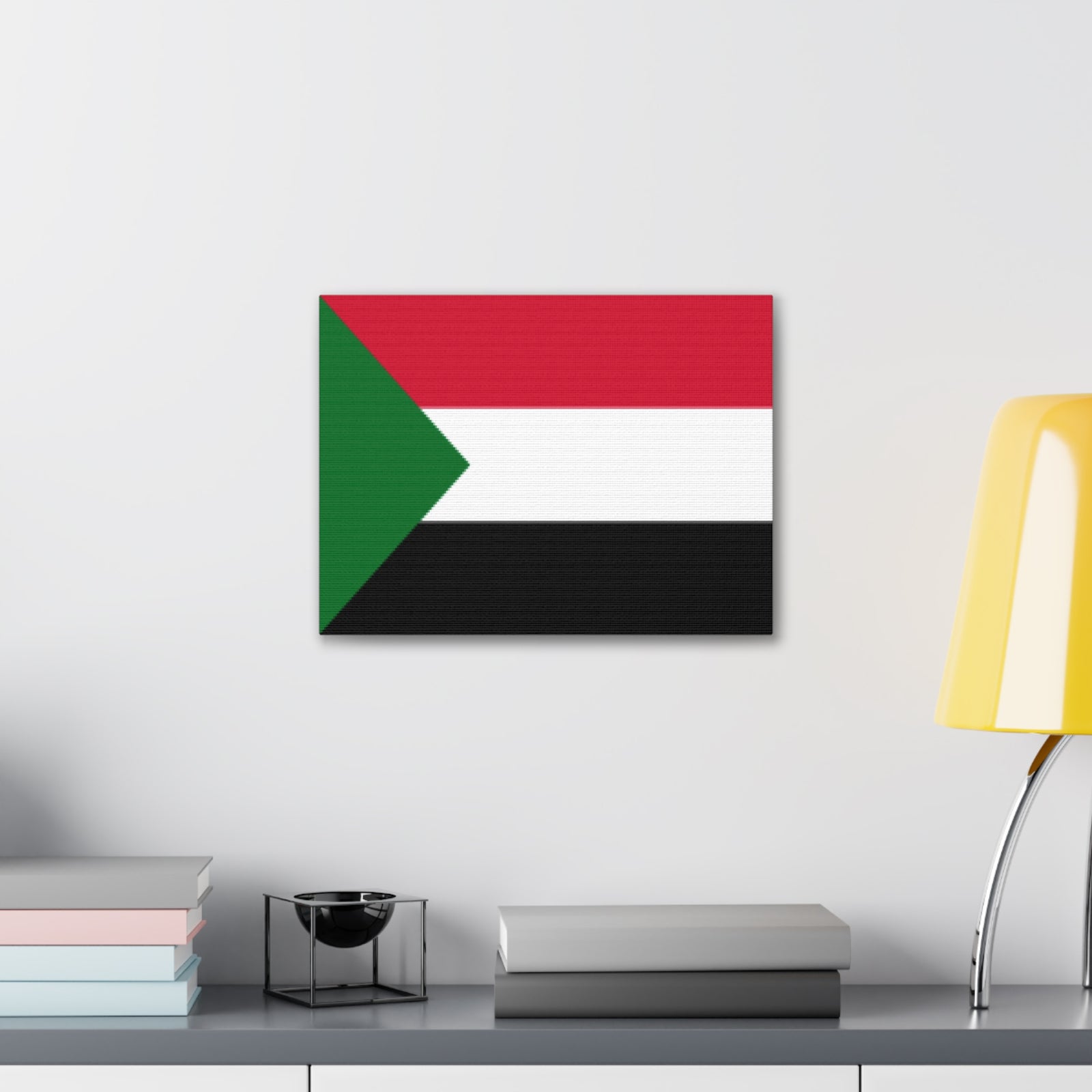 Sudan Country Flag Canvas Vibrant Wall Art Unframed Home Decor-Express Your Love Gifts