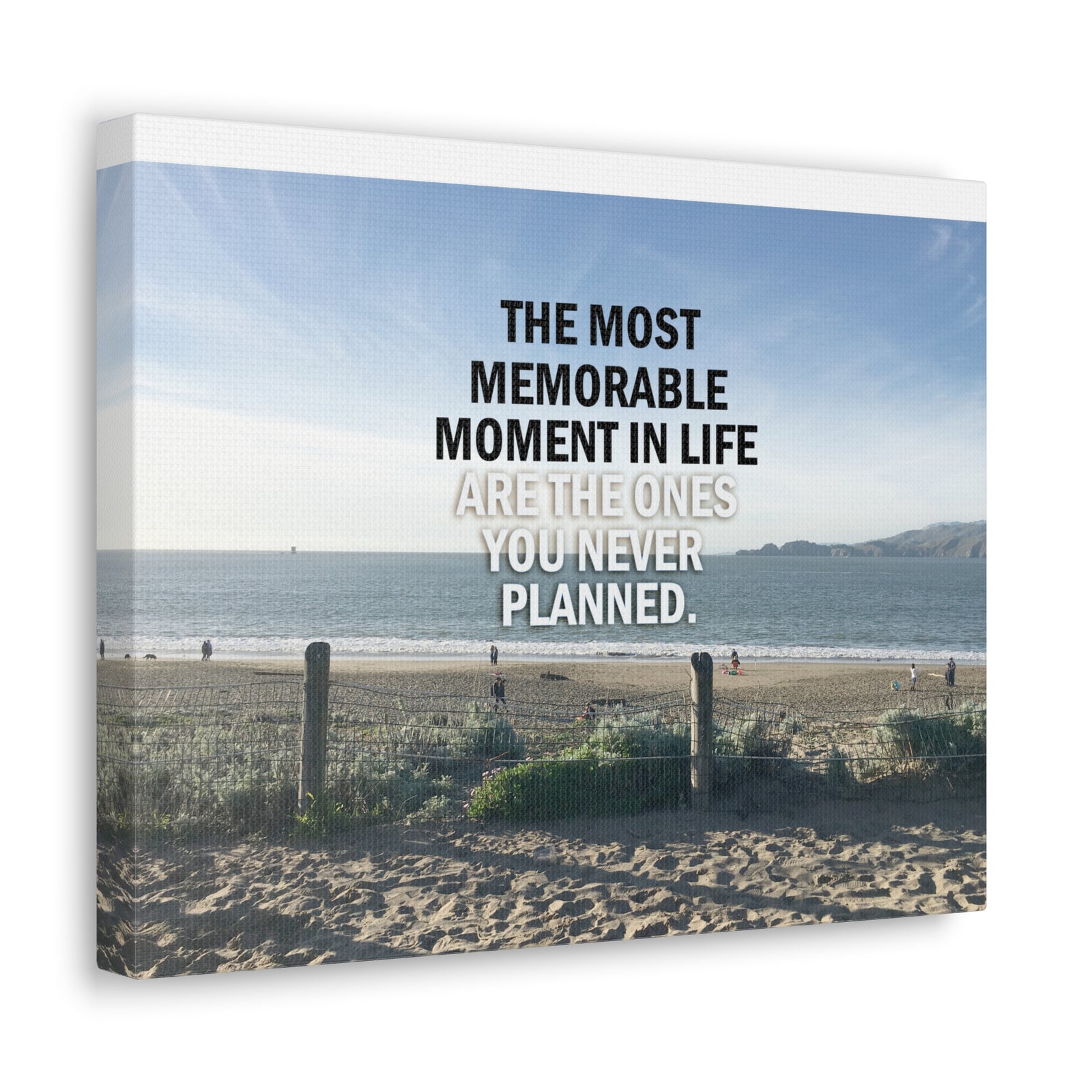 Inspirational Quote Canvas The Most Memorable Motivational Print Ready to Hang Artwork-Express Your Love Gifts
