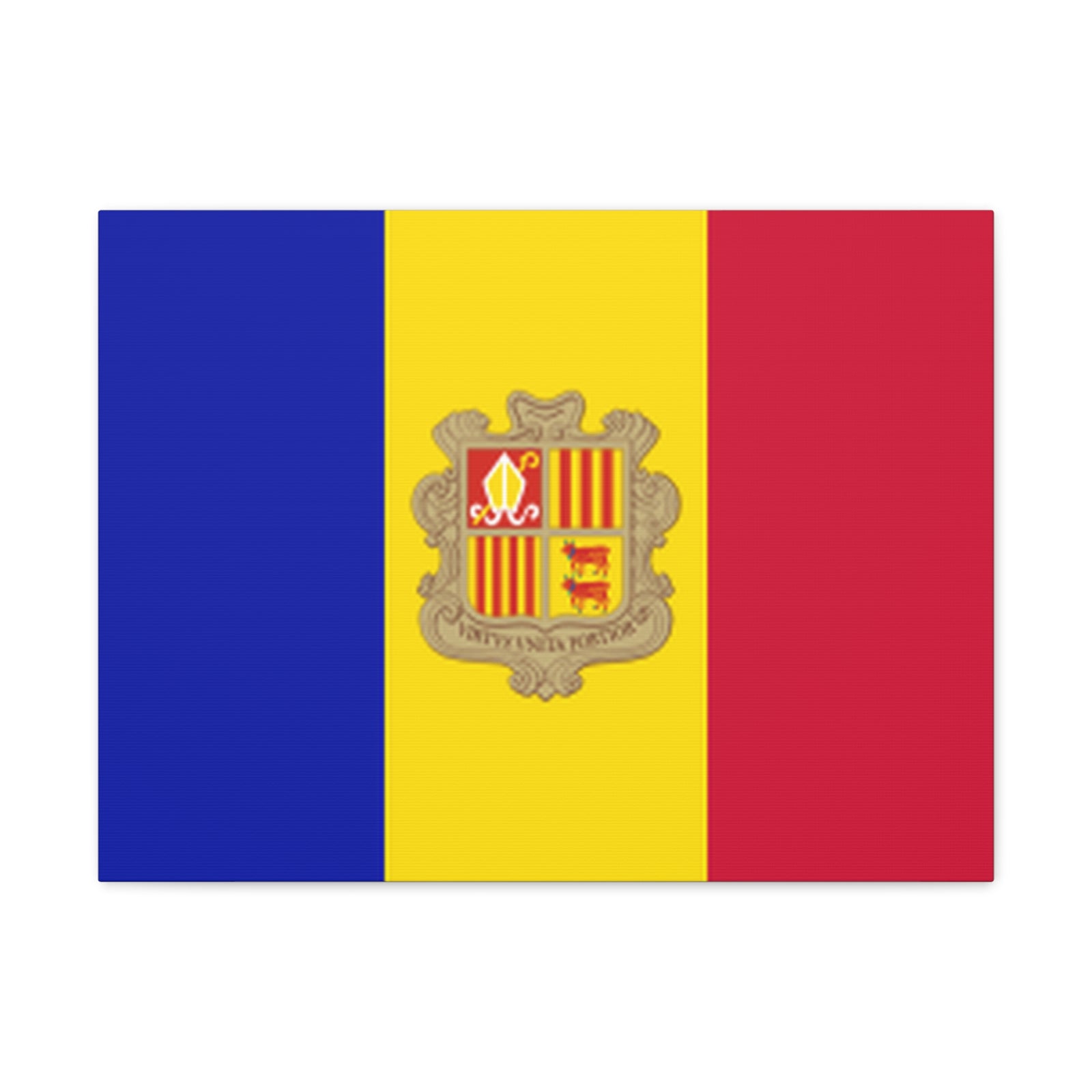 Andorra Country Flag Canvas Vibrant Wall Art Unframed Home Decor-Express Your Love Gifts