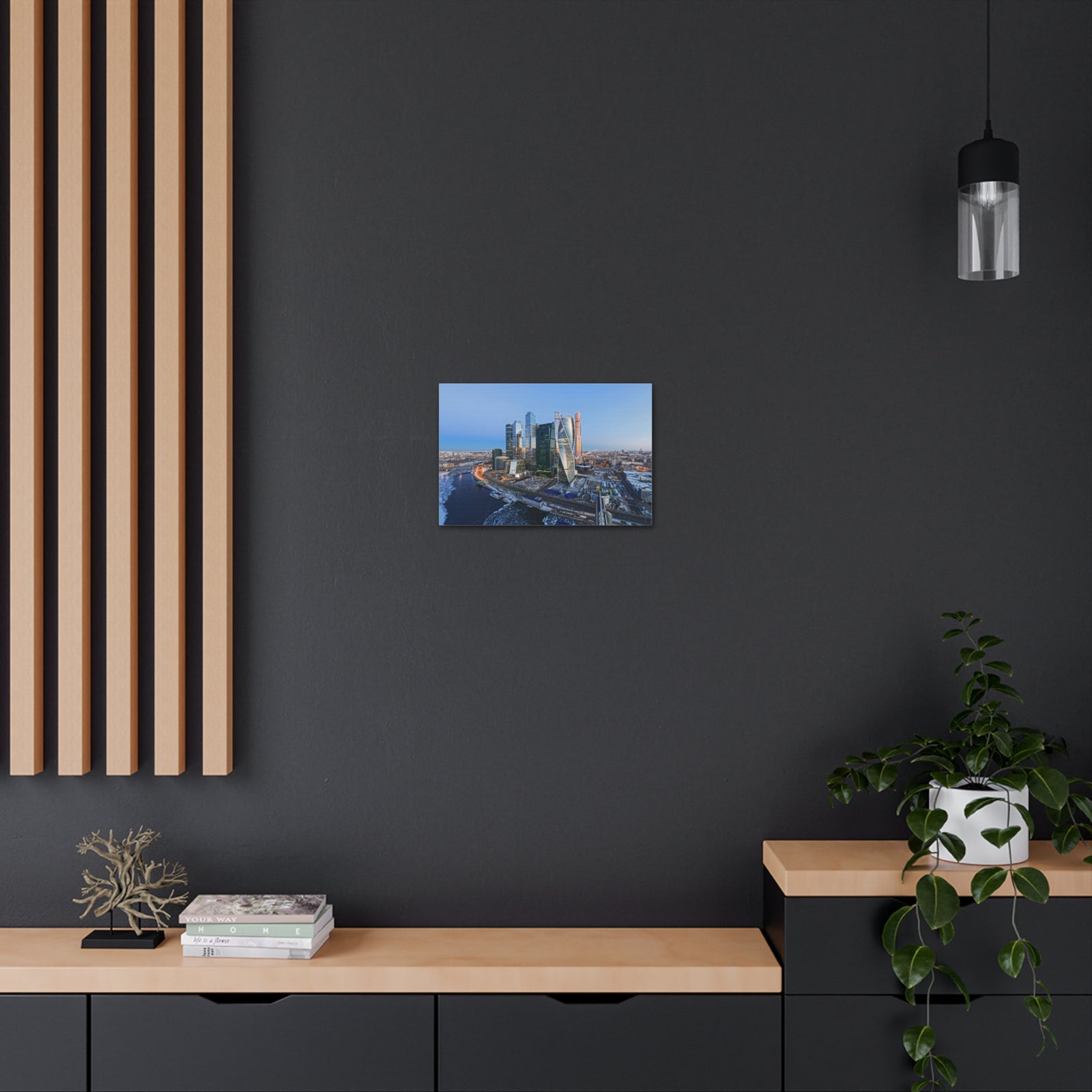 Moscow Daytime Skyline Canvas Artwork High-Quality Breathtaking Stunning Cityscape for Home Decor Ready to Hang-Express Your Love Gifts