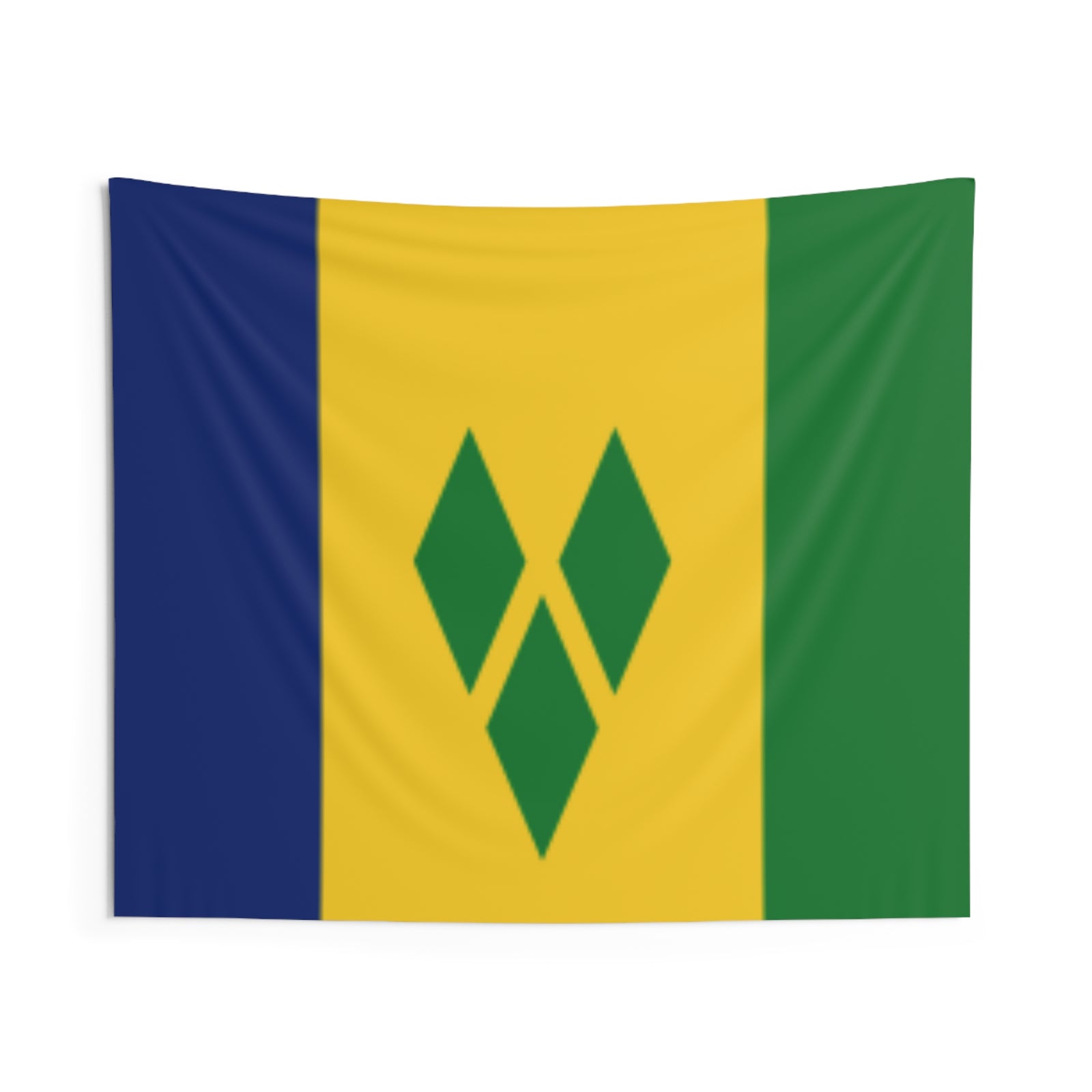 Saint Vincent and the Grenadines Country Flag Wall Hanging Tapestry-Express Your Love Gifts