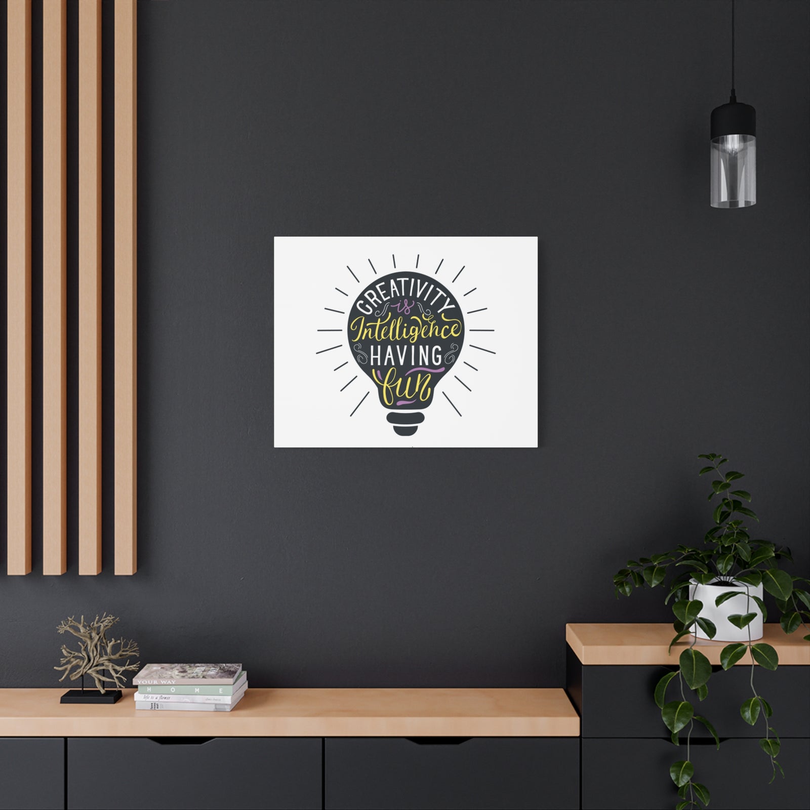 Inspirational Quote Canvas Creativity Wall Art Motivational Motto Inspiring Prints Artwork Decor Ready to Hang-Express Your Love Gifts