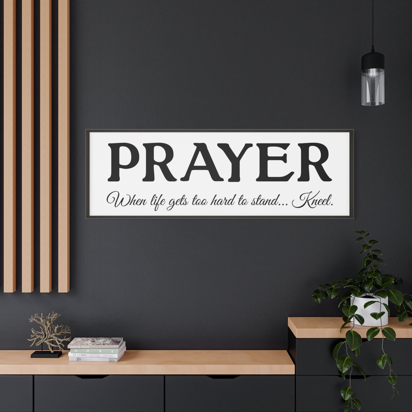 Scripture Walls Prayer White Bible Verse Canvas Christian Wall Art Ready to Hang Unframed-Express Your Love Gifts