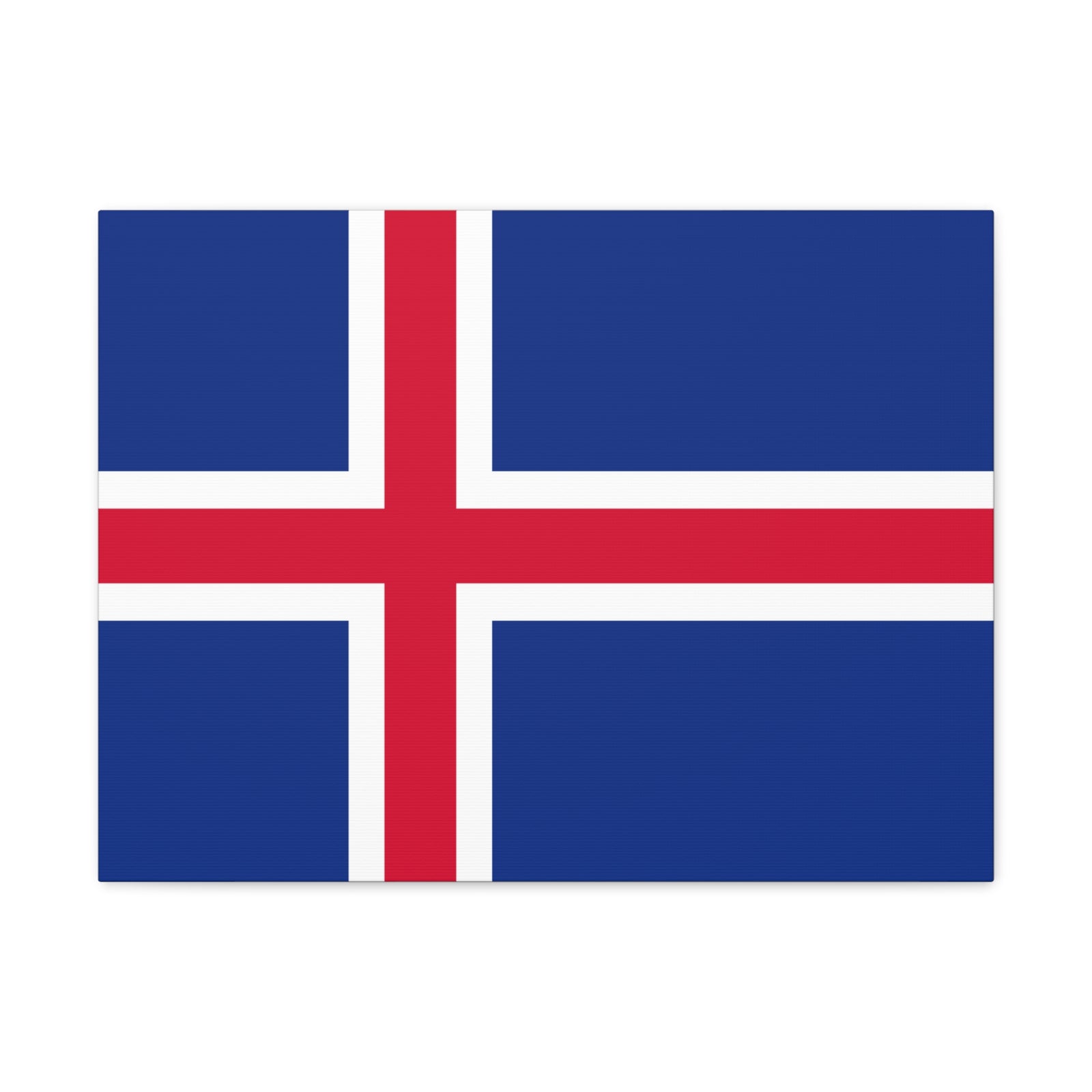 Iceland Country Flag Canvas Vibrant Wall Art Unframed Home Decor-Express Your Love Gifts