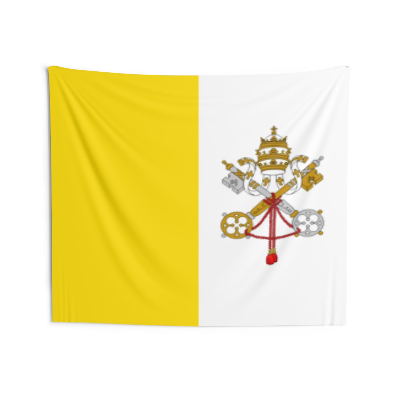 Vatican City Country Flag Wall Hanging Tapestry-Express Your Love Gifts