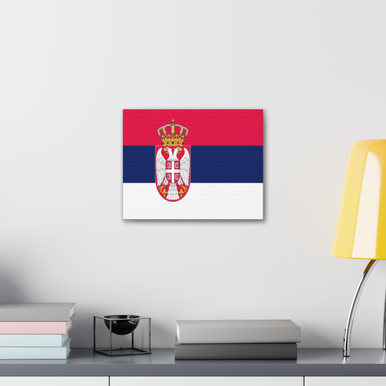 Serbia Country Flag Canvas Vibrant Wall Art Unframed Home Decor-Express Your Love Gifts