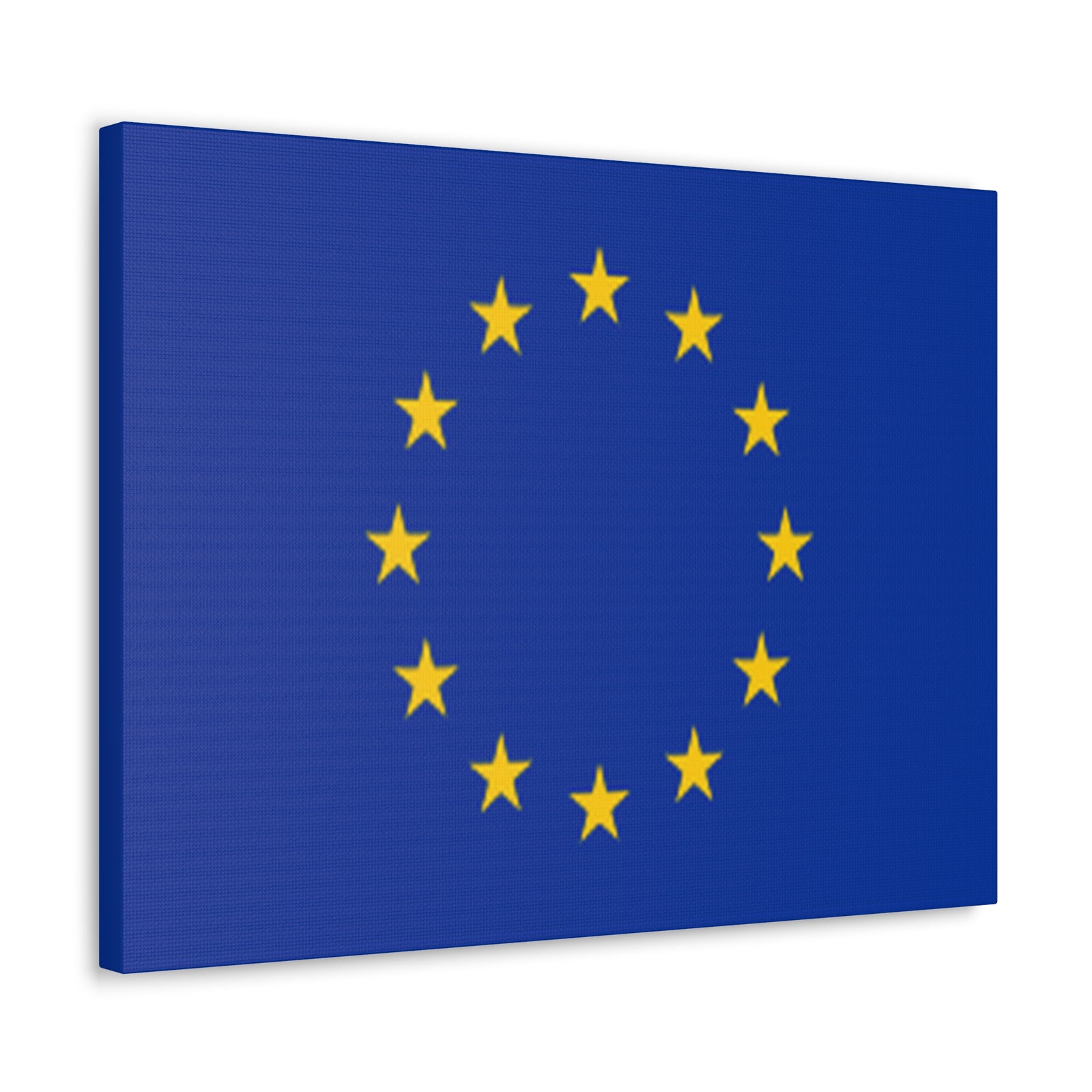 European Union Country Flag Canvas Vibrant Wall Art Unframed Home Decor-Express Your Love Gifts