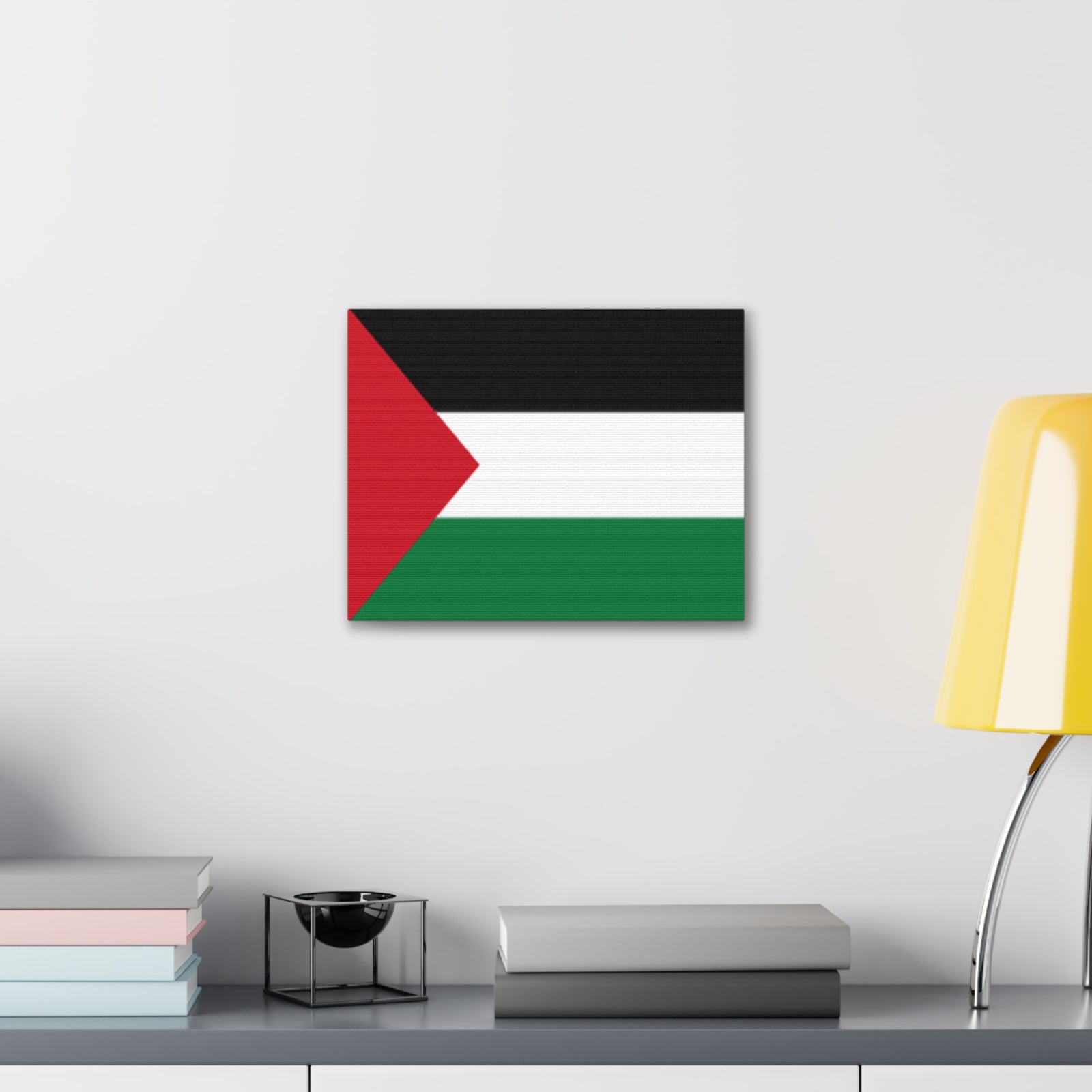Palestine Country Flag Canvas Vibrant Wall Art Unframed Home Decor-Express Your Love Gifts
