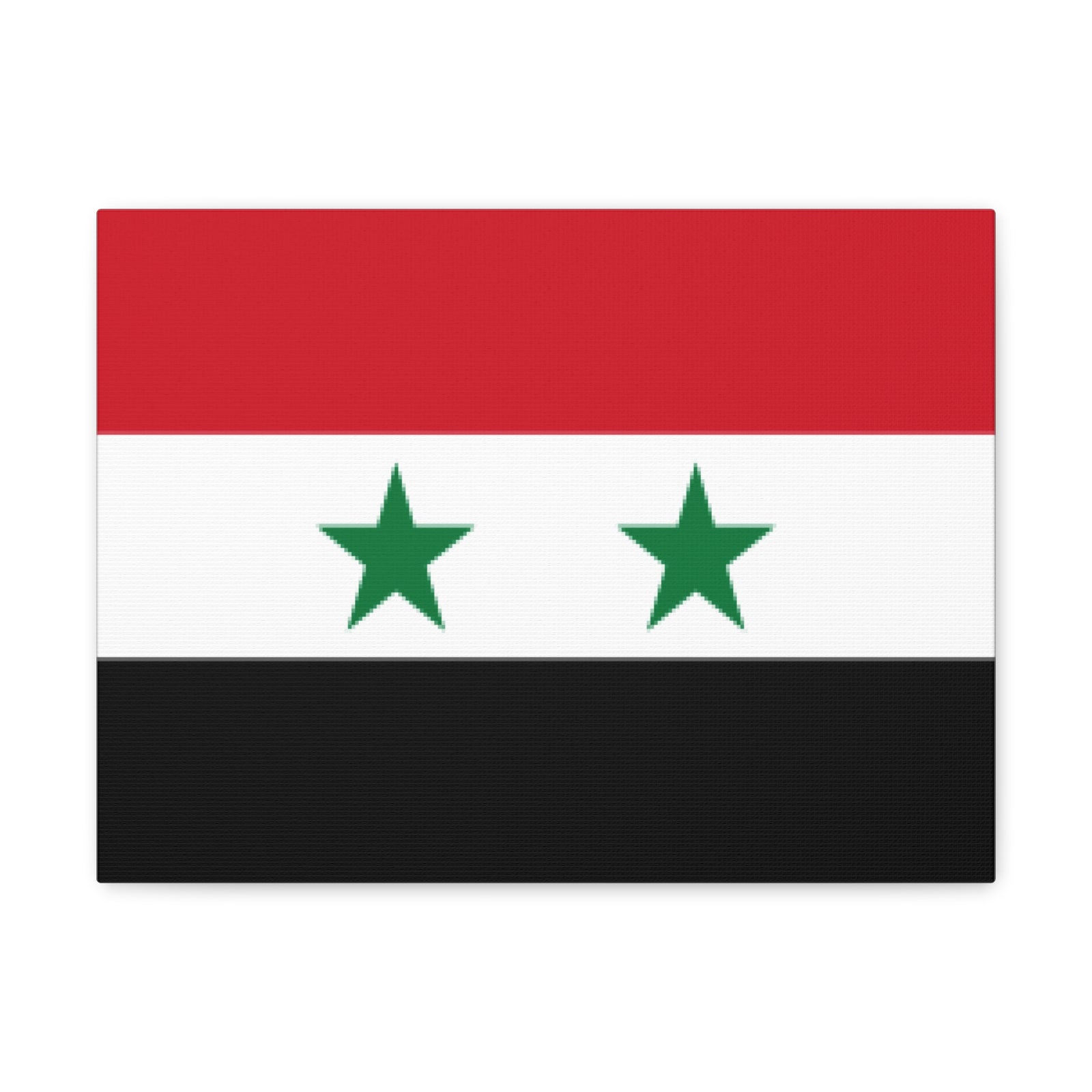 Syria Country Flag Canvas Vibrant Wall Art Unframed Home Decor-Express Your Love Gifts