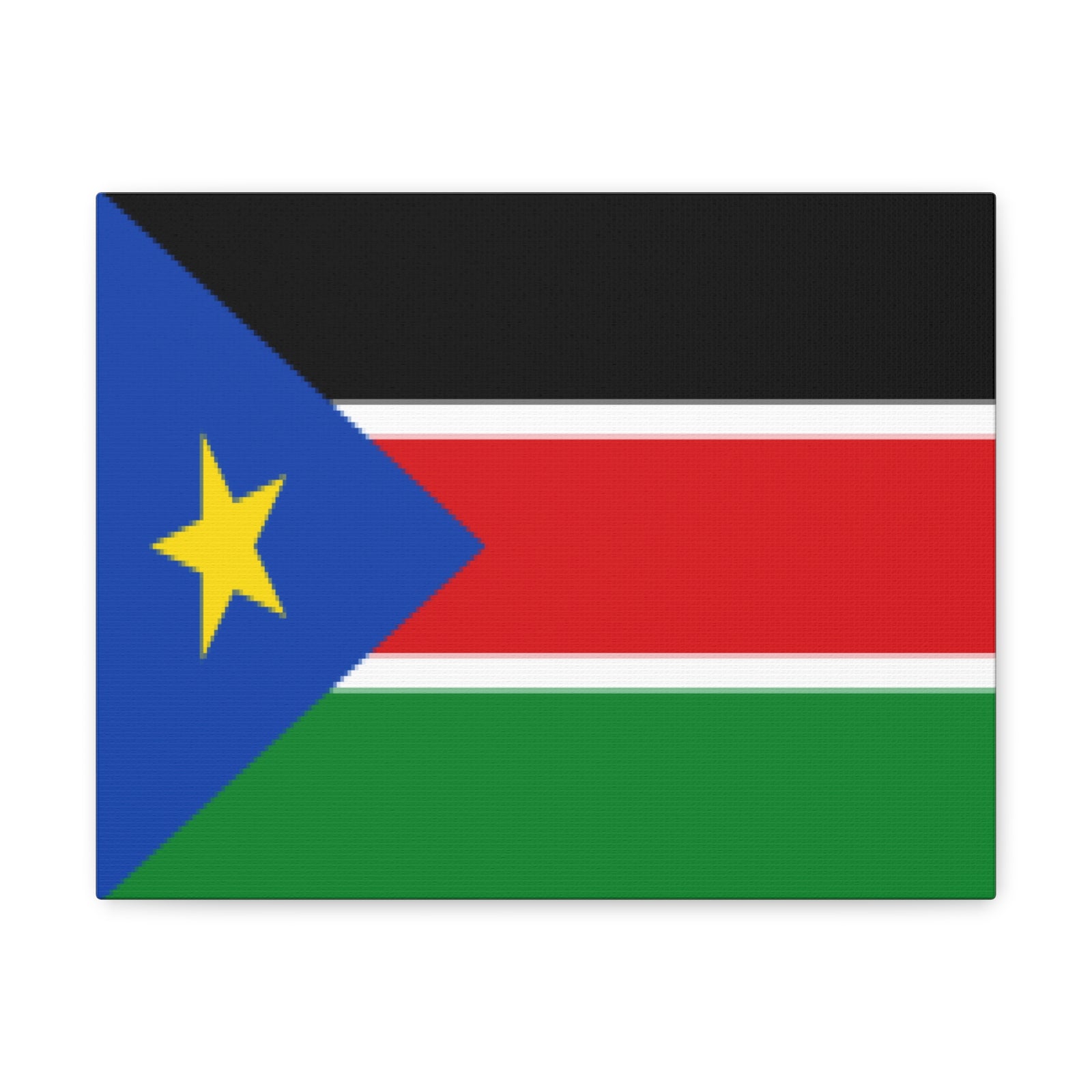 South Sudan Country Flag Canvas Vibrant Wall Art Unframed Home Decor-Express Your Love Gifts