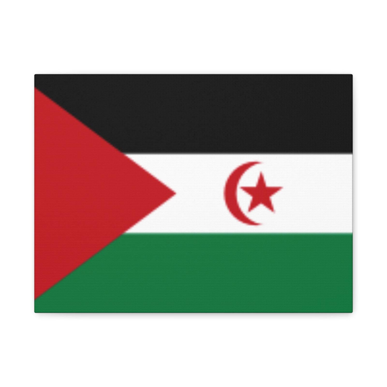 Western Sahara Country Flag Canvas Vibrant Wall Art Unframed Home Decor-Express Your Love Gifts