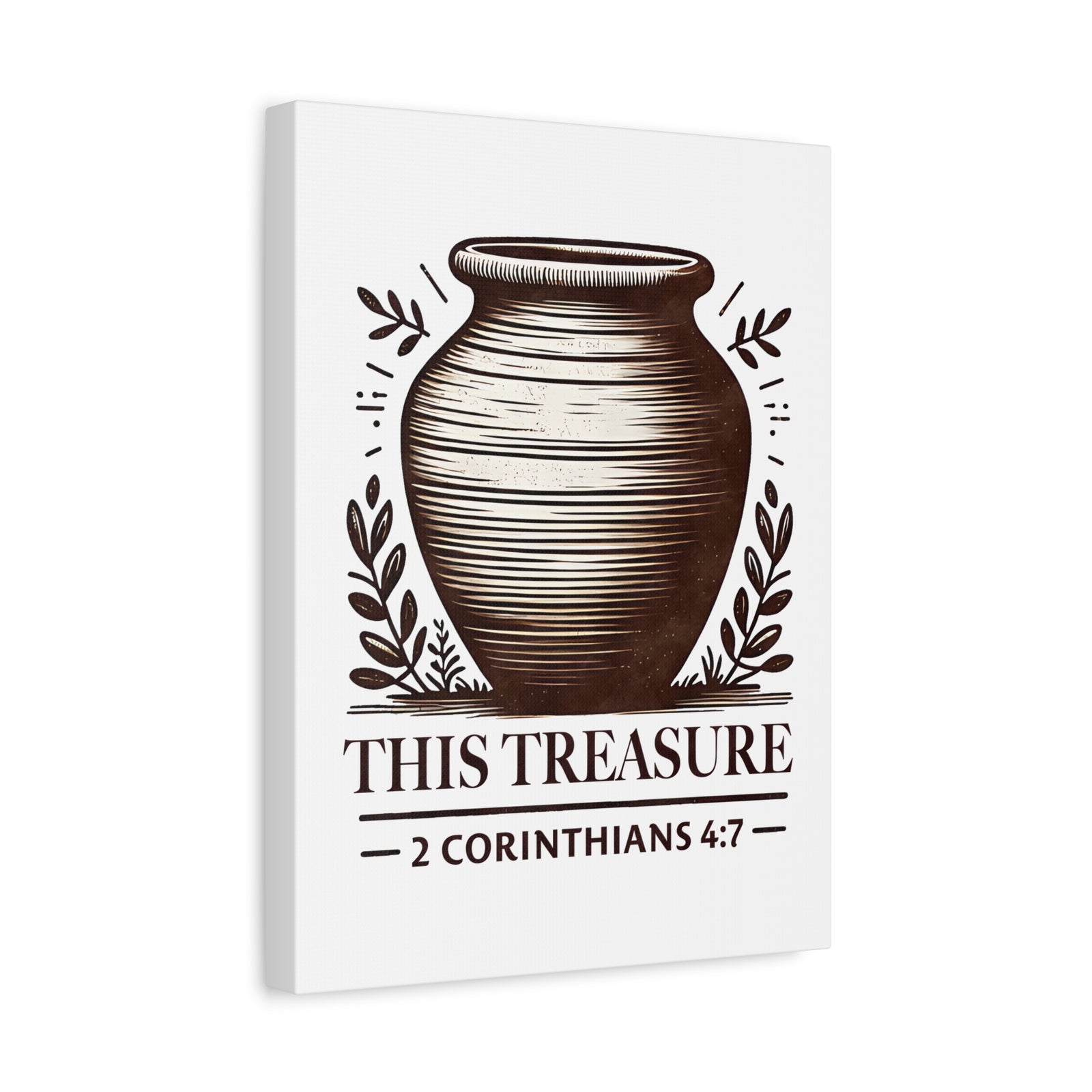 Scripture Walls 2 Corinthians 4:7 This Treasure Bible Verse Canvas Christian Wall Art Ready to Hang Unframed-Express Your Love Gifts