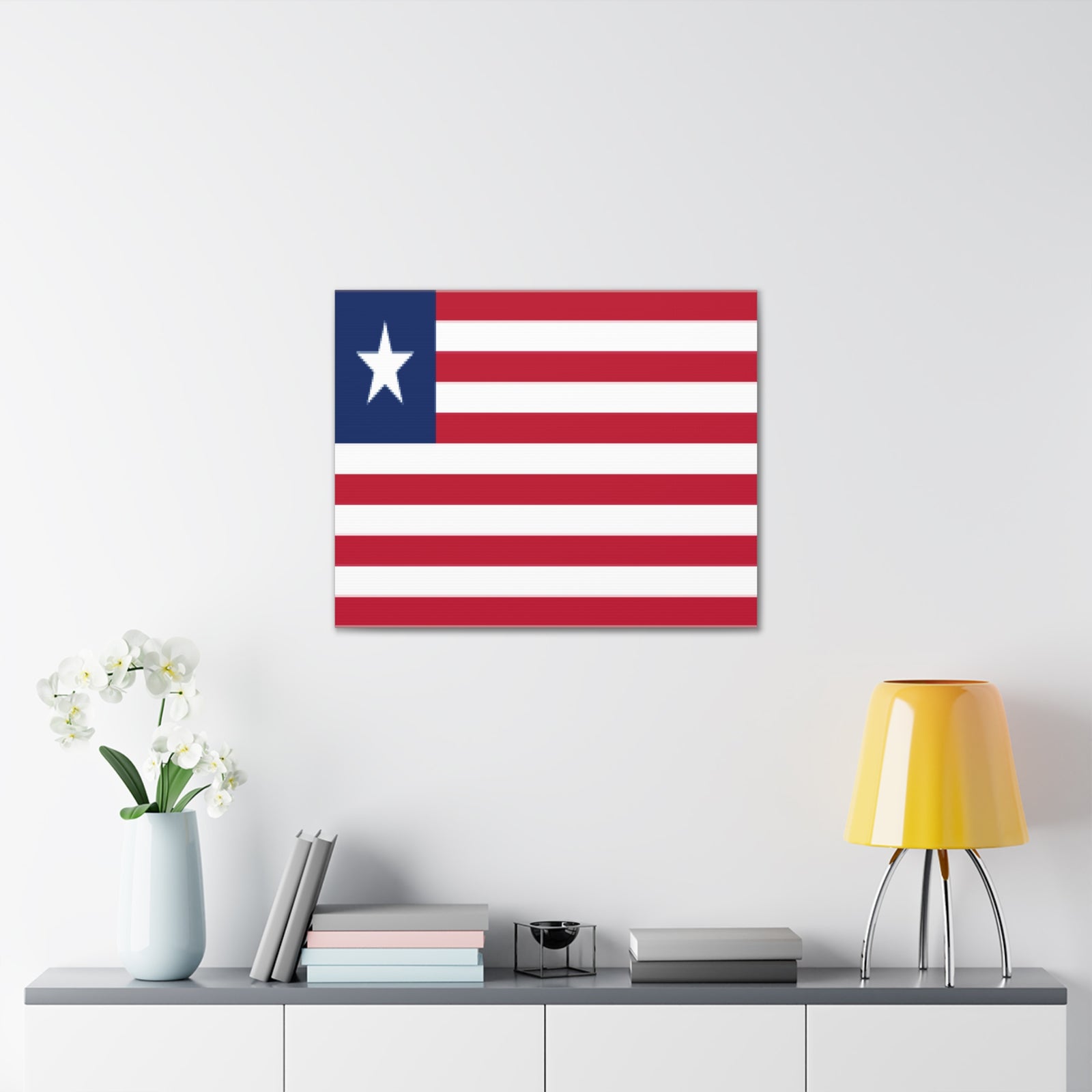 Liberia Country Flag Canvas Vibrant Wall Art Unframed Home Decor-Express Your Love Gifts