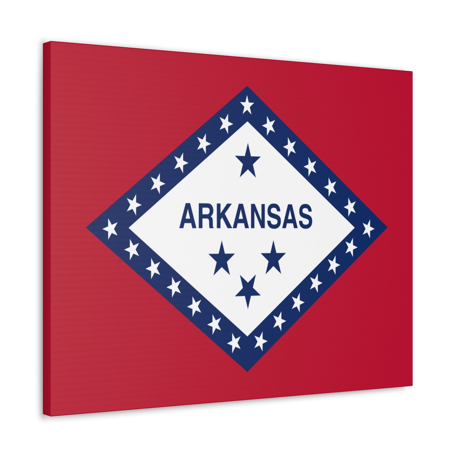 Arkansas State Flag Canvas Vibrant Wall Art Unframed Home Decor-Express Your Love Gifts
