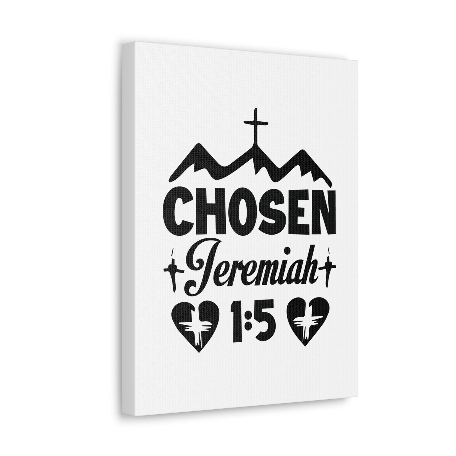 Scripture Walls Jeremiah 1:5 Chosen Bible Verse Canvas Christian Wall Art Ready to Hang Unframed-Express Your Love Gifts