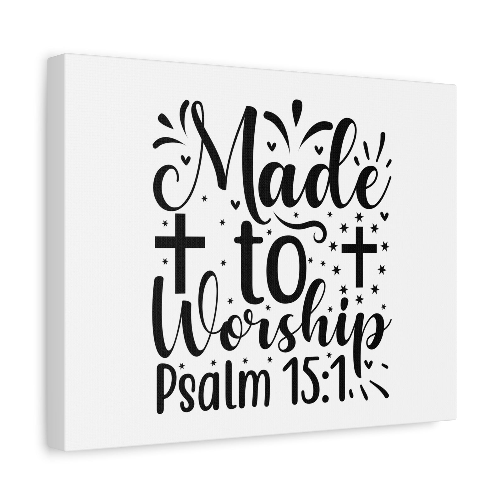 Scripture Walls Made To Worship Psalm 15:1 Bible Verse Canvas Christian Wall Art Ready To Hang-Express Your Love Gifts
