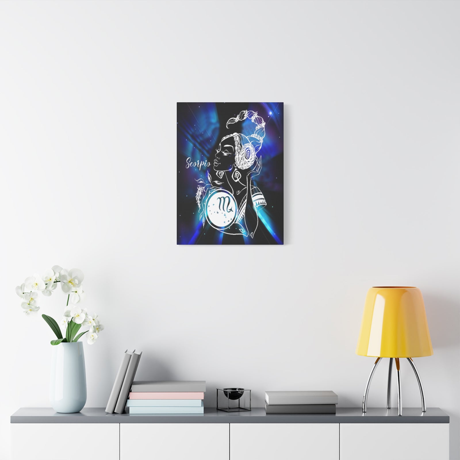 Scorpio Zodiac Horoscope Sign Constellation Canvas Print Astrology Home Décor Ready to Hang Artwork-Express Your Love Gifts