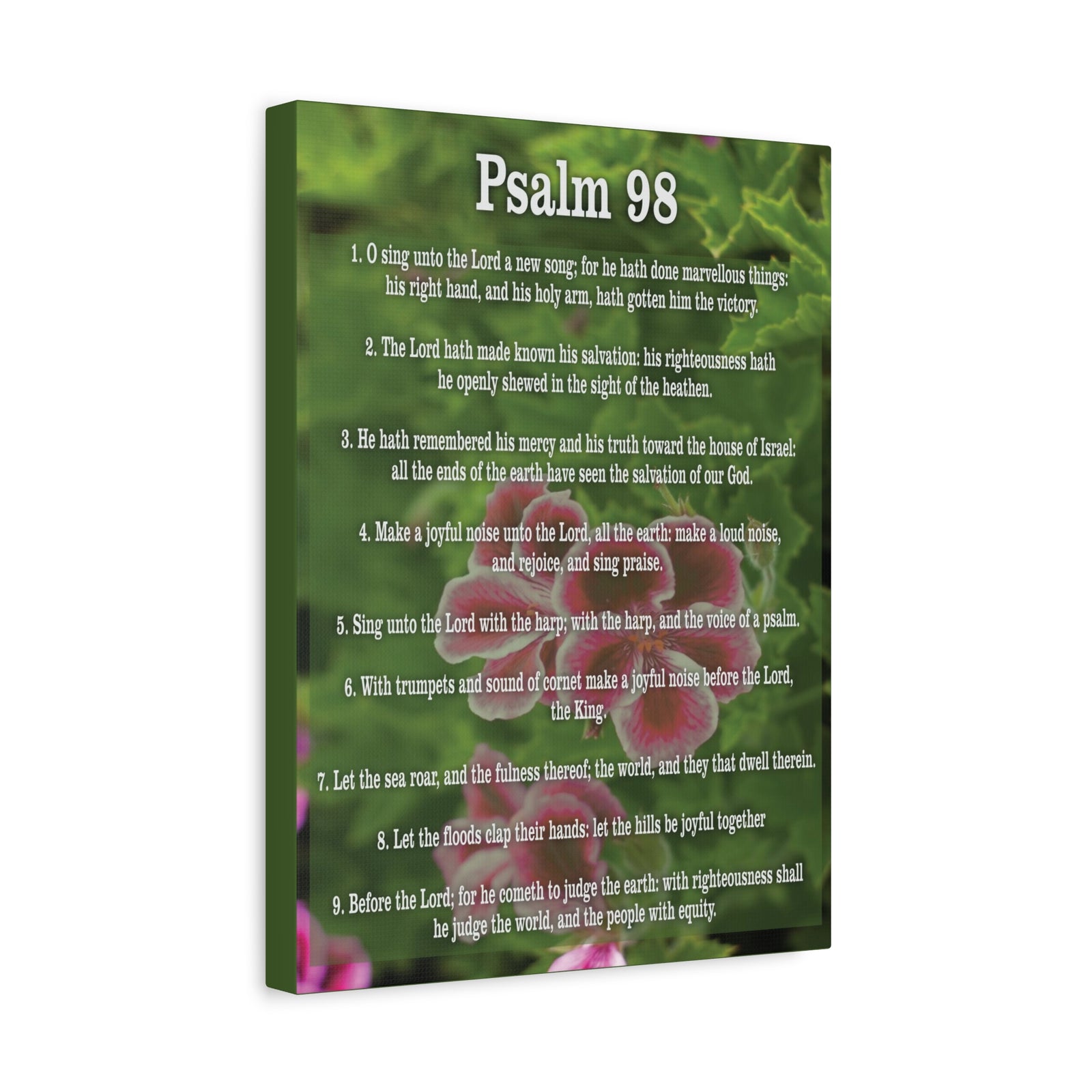 Scripture Walls Joyful Noise Of Salvation Psalm 98:4 Christian Wall Art Print Ready to Hang-Express Your Love Gifts