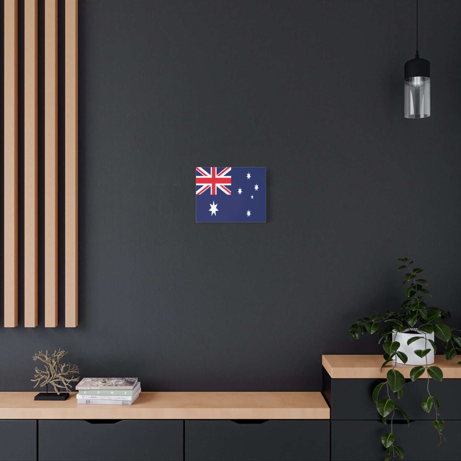 Australia Country Flag Canvas Vibrant Wall Art Unframed Home Decor-Express Your Love Gifts