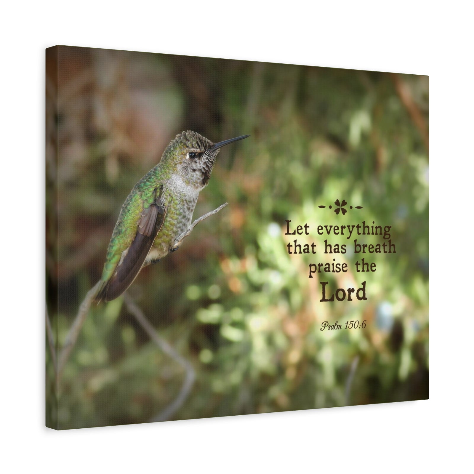 Scripture Walls Praise The Lord Psalm 150:6 Bible Verse Canvas Christian Wall Art Bible Verse Print Ready To Hang-Express Your Love Gifts