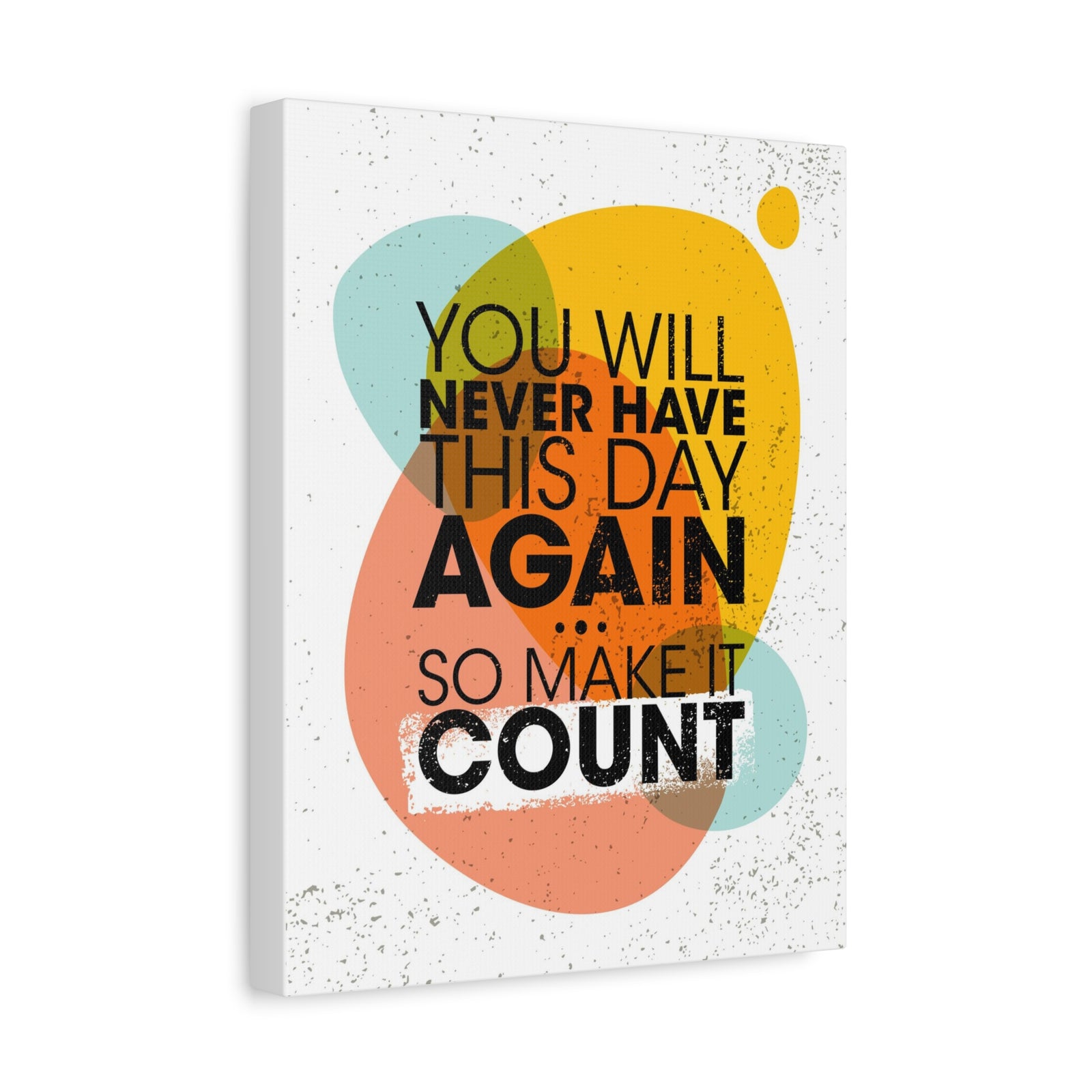 Inspirational Wall Art Make This Day Count Motivation Wall Decor for Home Office Gym Inspiring Success Quote Print Ready to Hang-Express Your Love Gifts