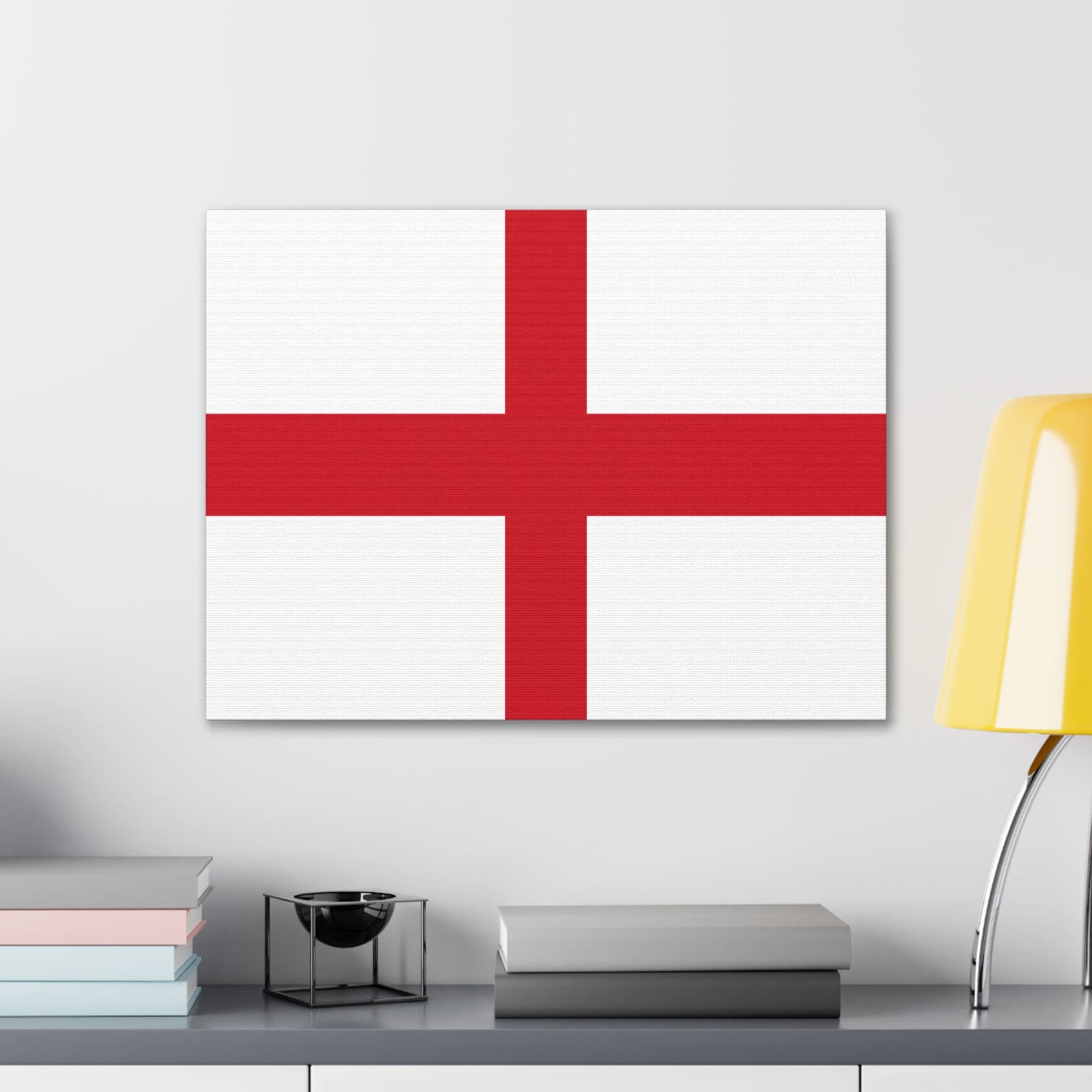 England Country Flag Canvas Vibrant Wall Art Unframed Home Decor-Express Your Love Gifts