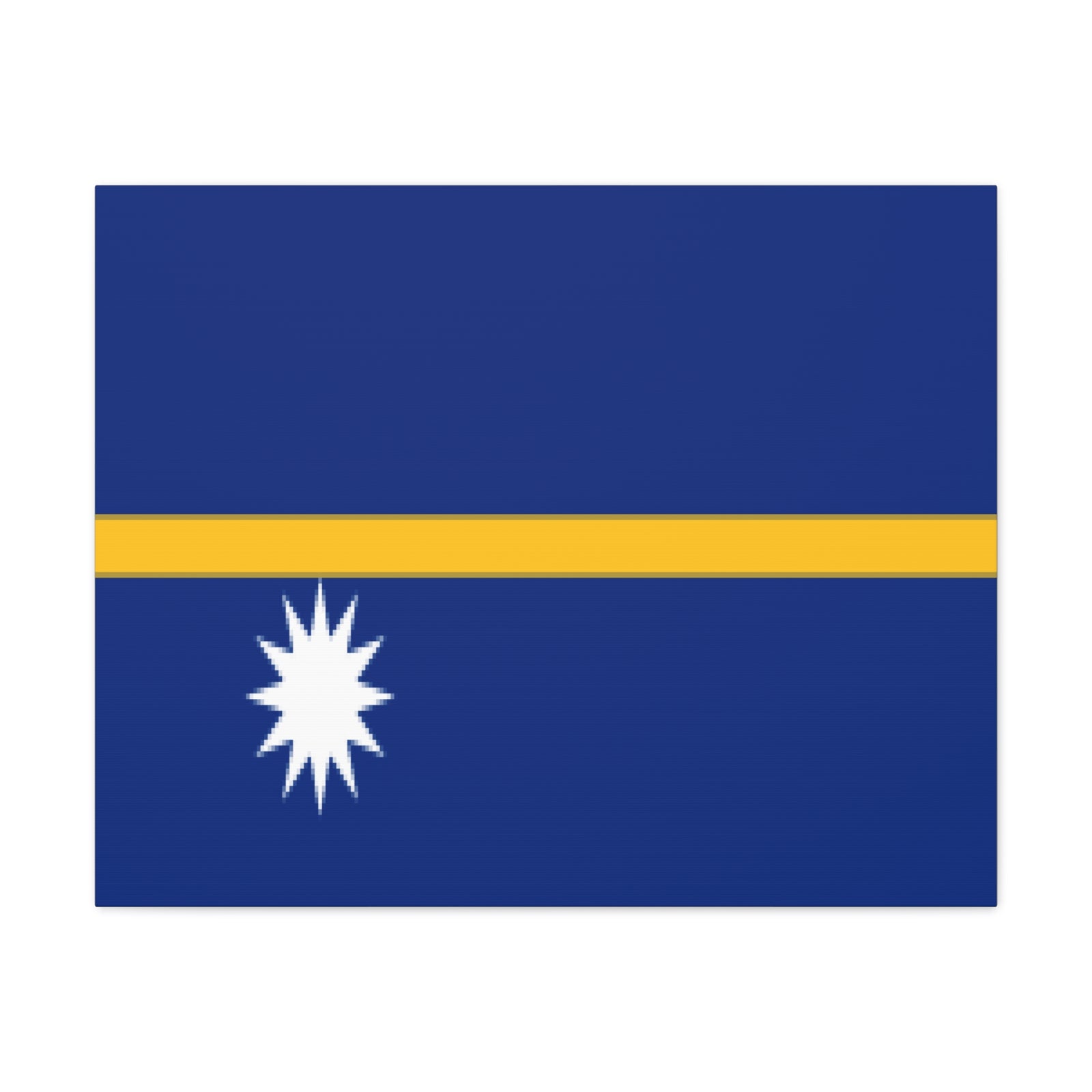 Nauru Country Flag Canvas Vibrant Wall Art Unframed Home Decor-Express Your Love Gifts